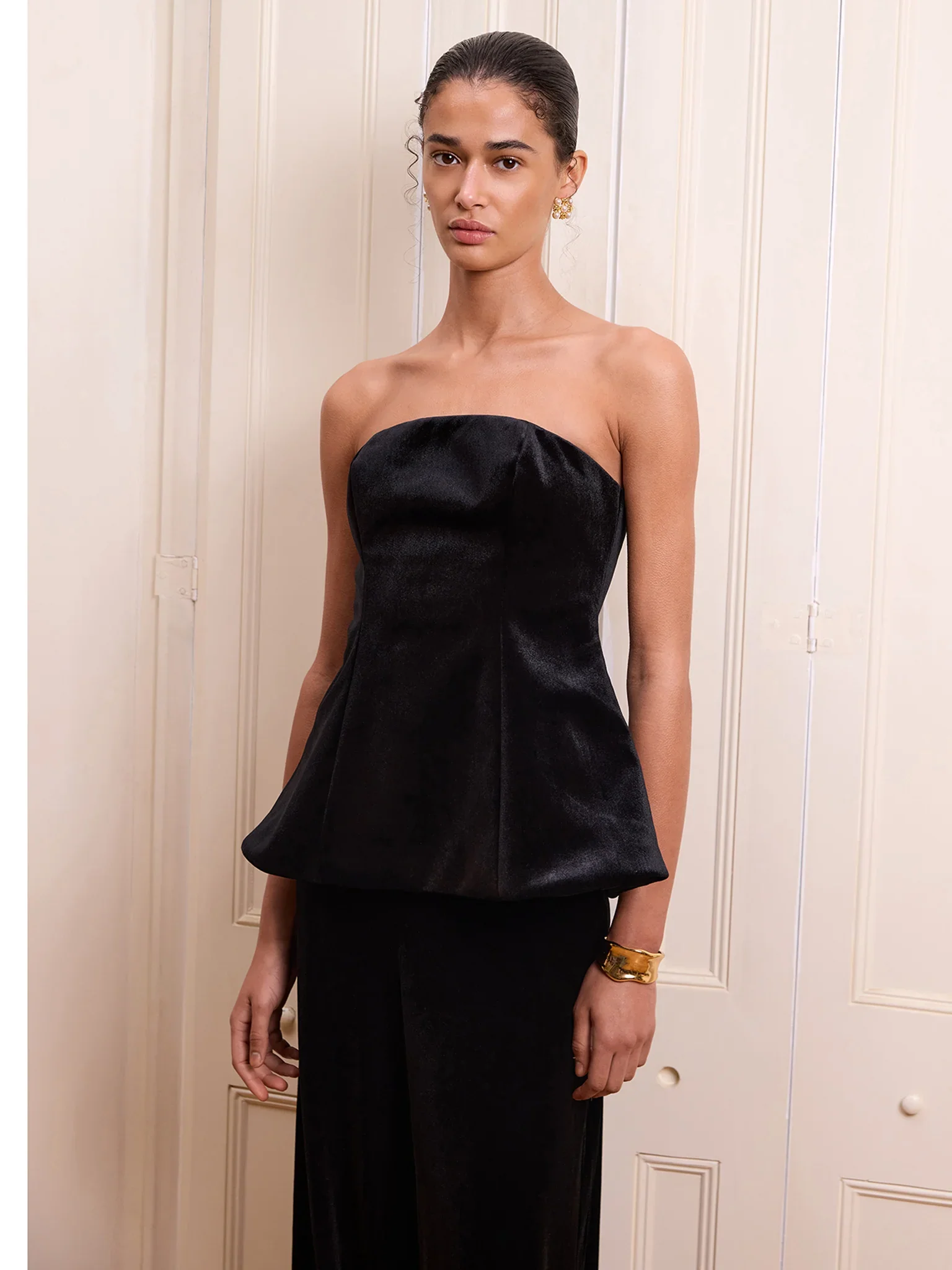 etta velvet top by omnes £59.00