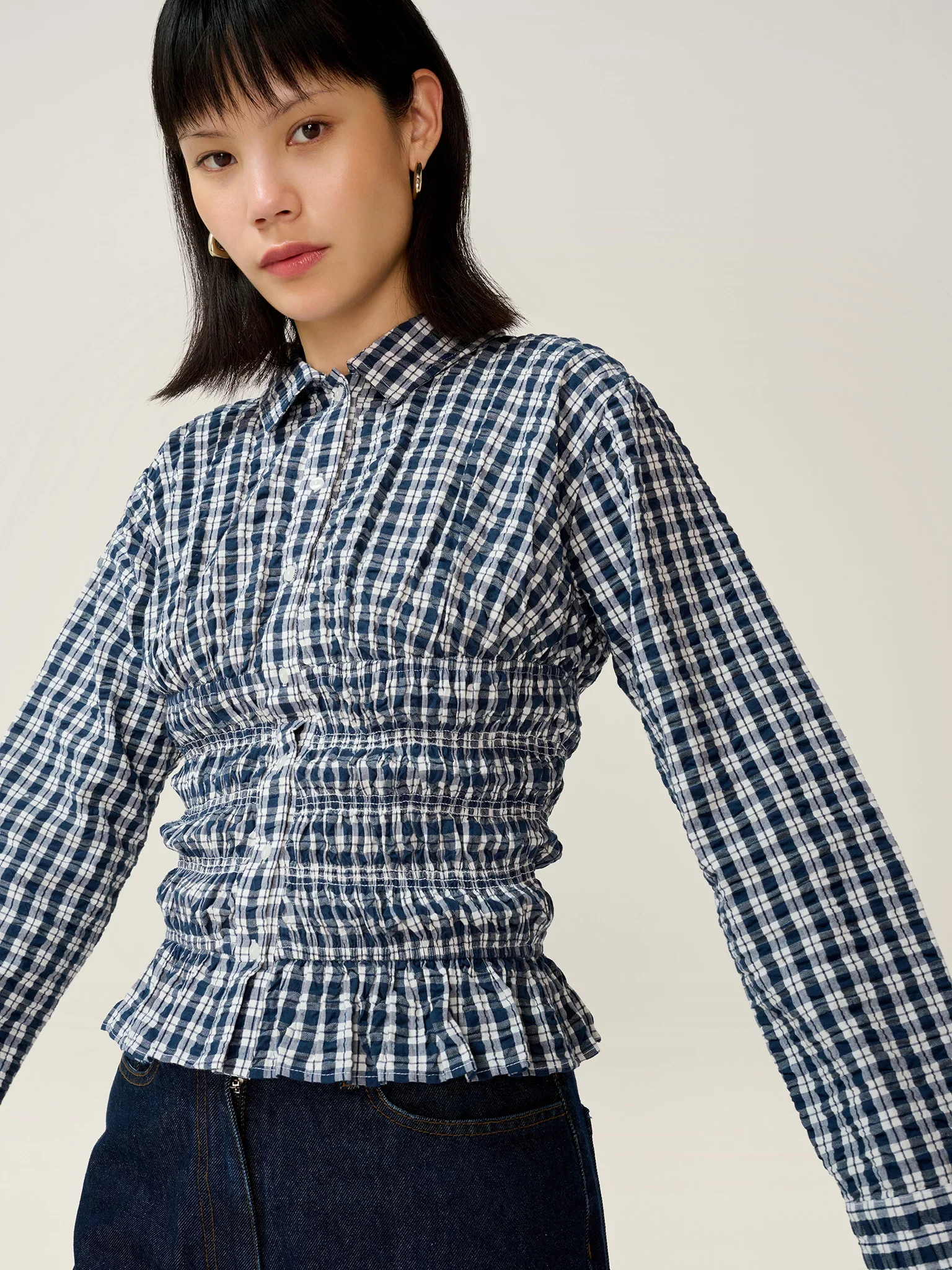 issy check shirt by omnes £59.00