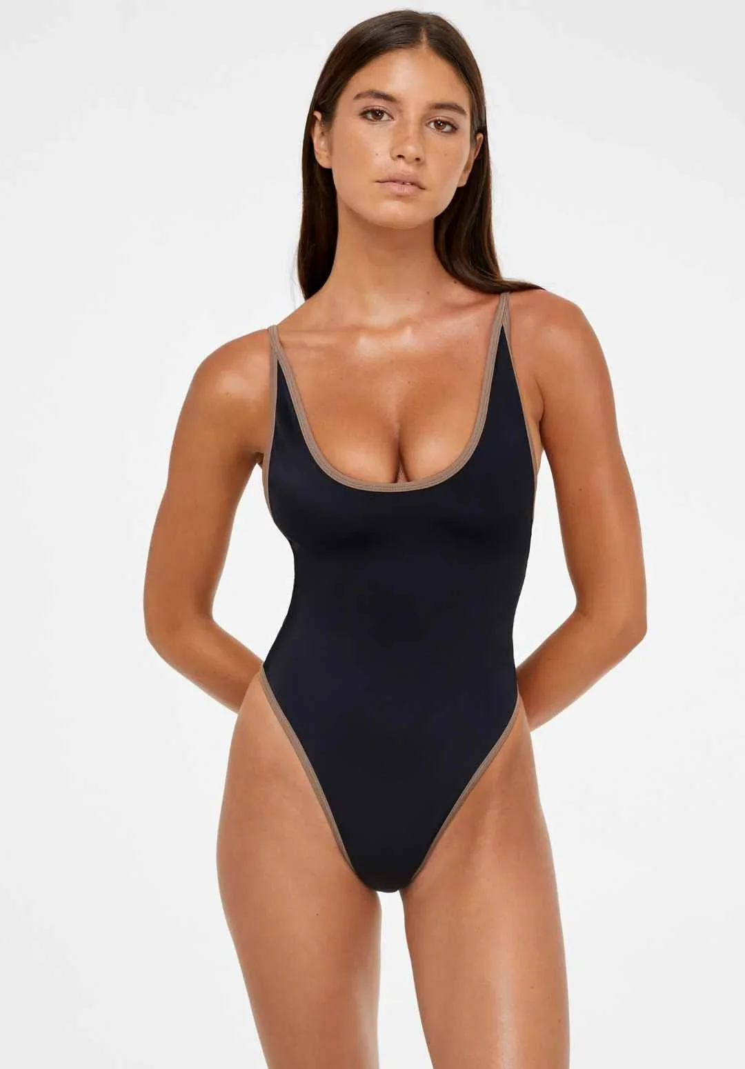round neck swimsuit by soso swim £80.00