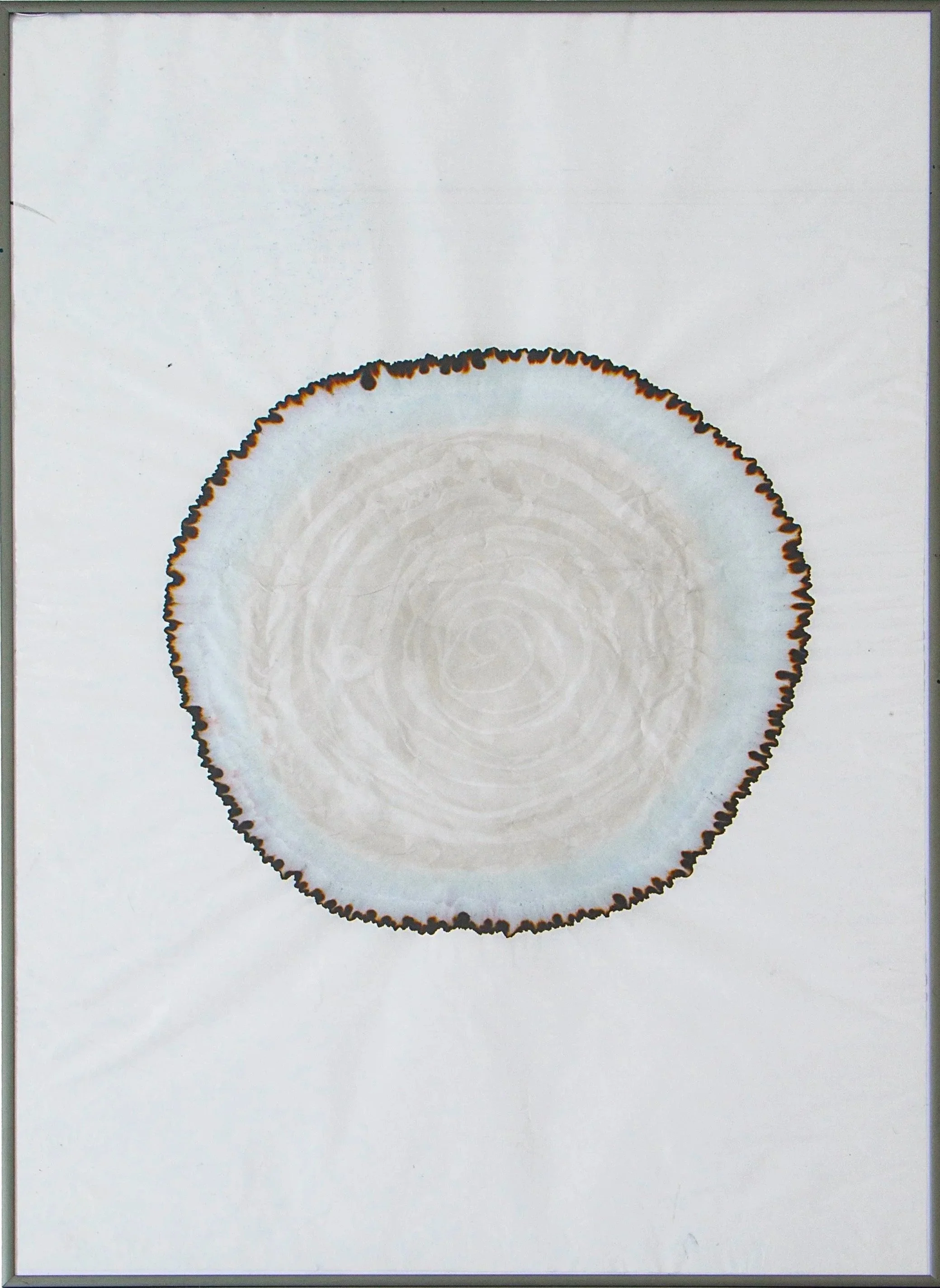 Kontemporäres Gemälde, Tinte auf japanischem Reispapier, Raum für Kunst Oberkassel Ausstellung, Eduard Winklhofer