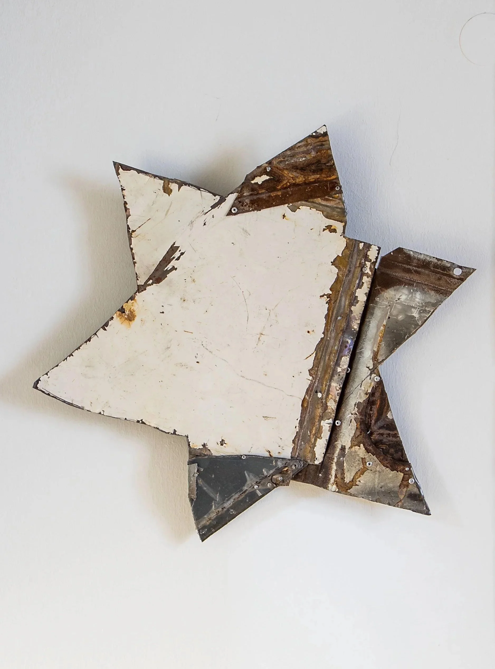 Metallstern, Eduard Winklhofer, zeitgenössische Kunst Düsseldorf, Künstler Atelier Düsseldorf, Original