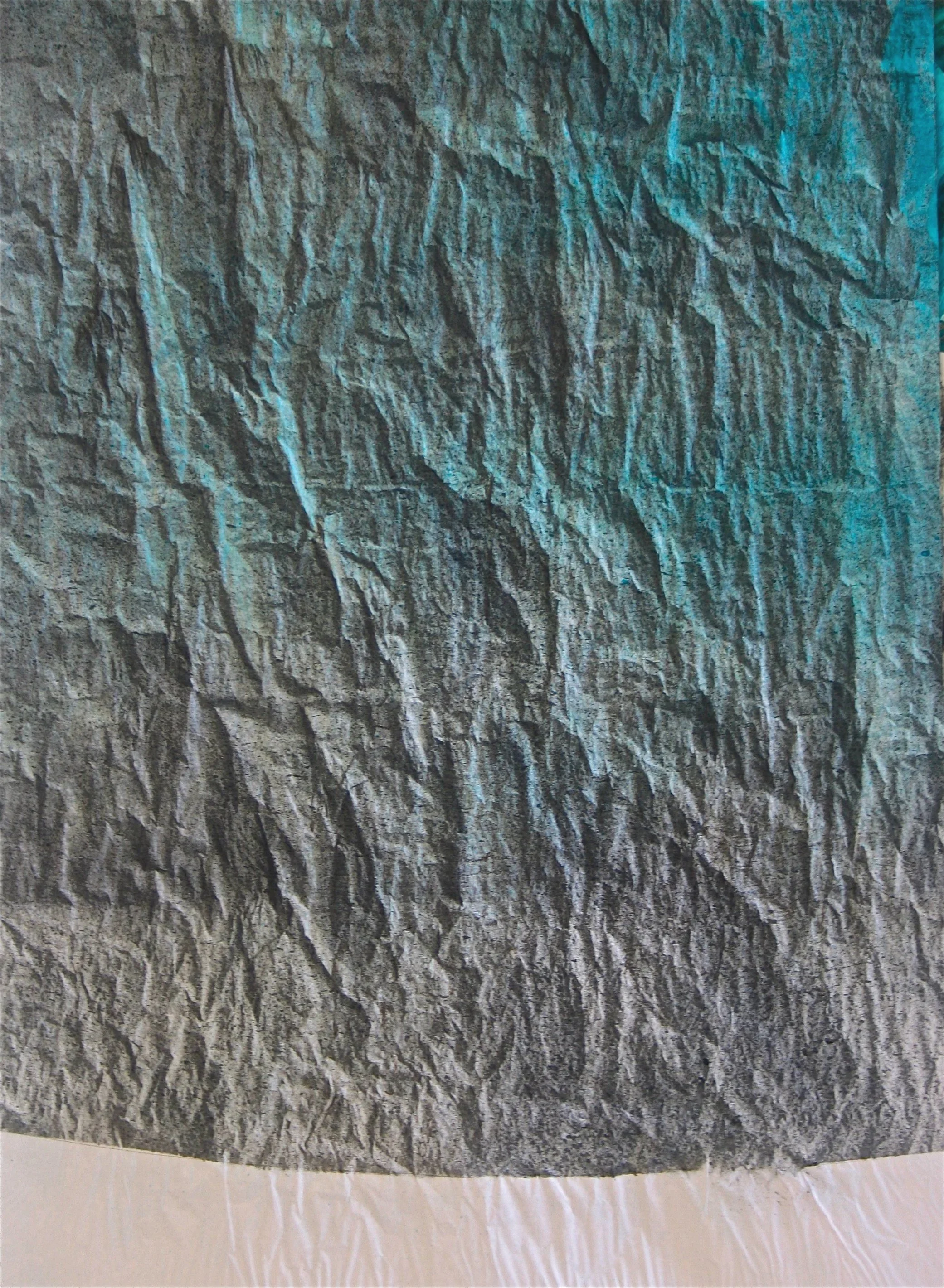 Ohne Titel, 70 x 100cm, Aquarell auf japanischem Reispapier  