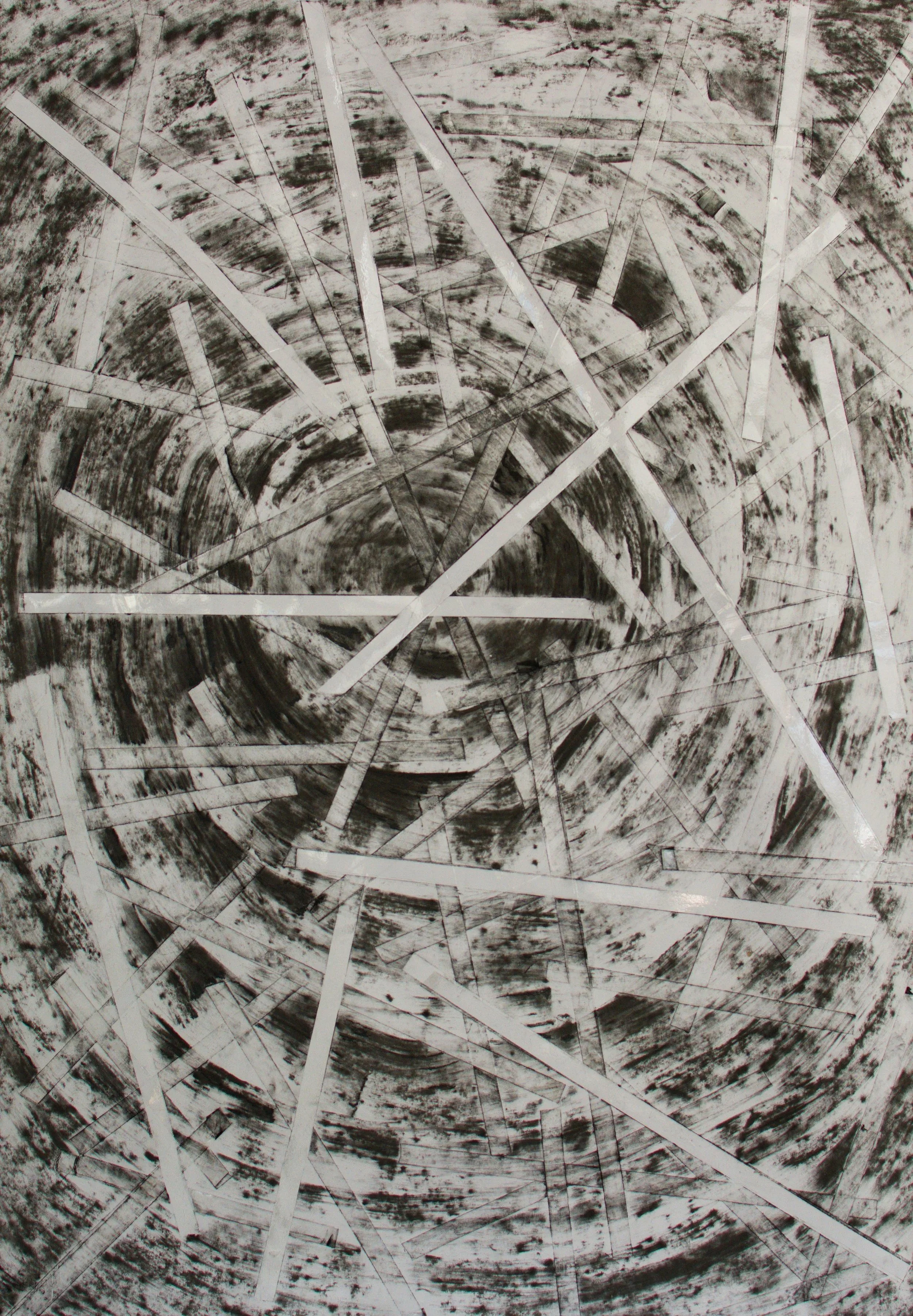 Eduard Winklhofer, zeitgenössische Kunst Düsseldorf, Künstler Atelier Düsseldorf, Original Mischtechnik auf Papier, 70 x 100cm