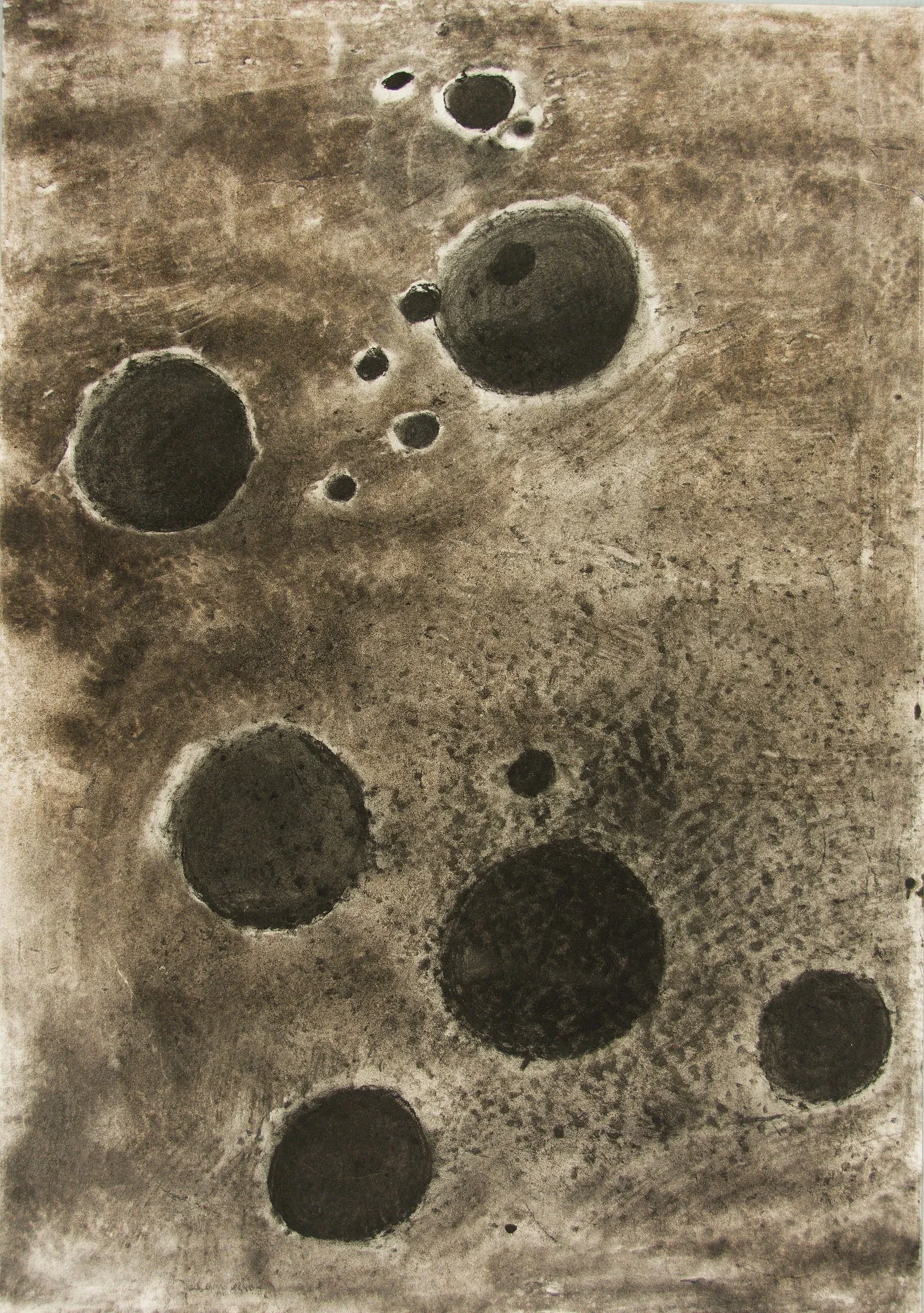 Ohne Titel, 70 x 100cm, Graphit & Kohle auf Papier