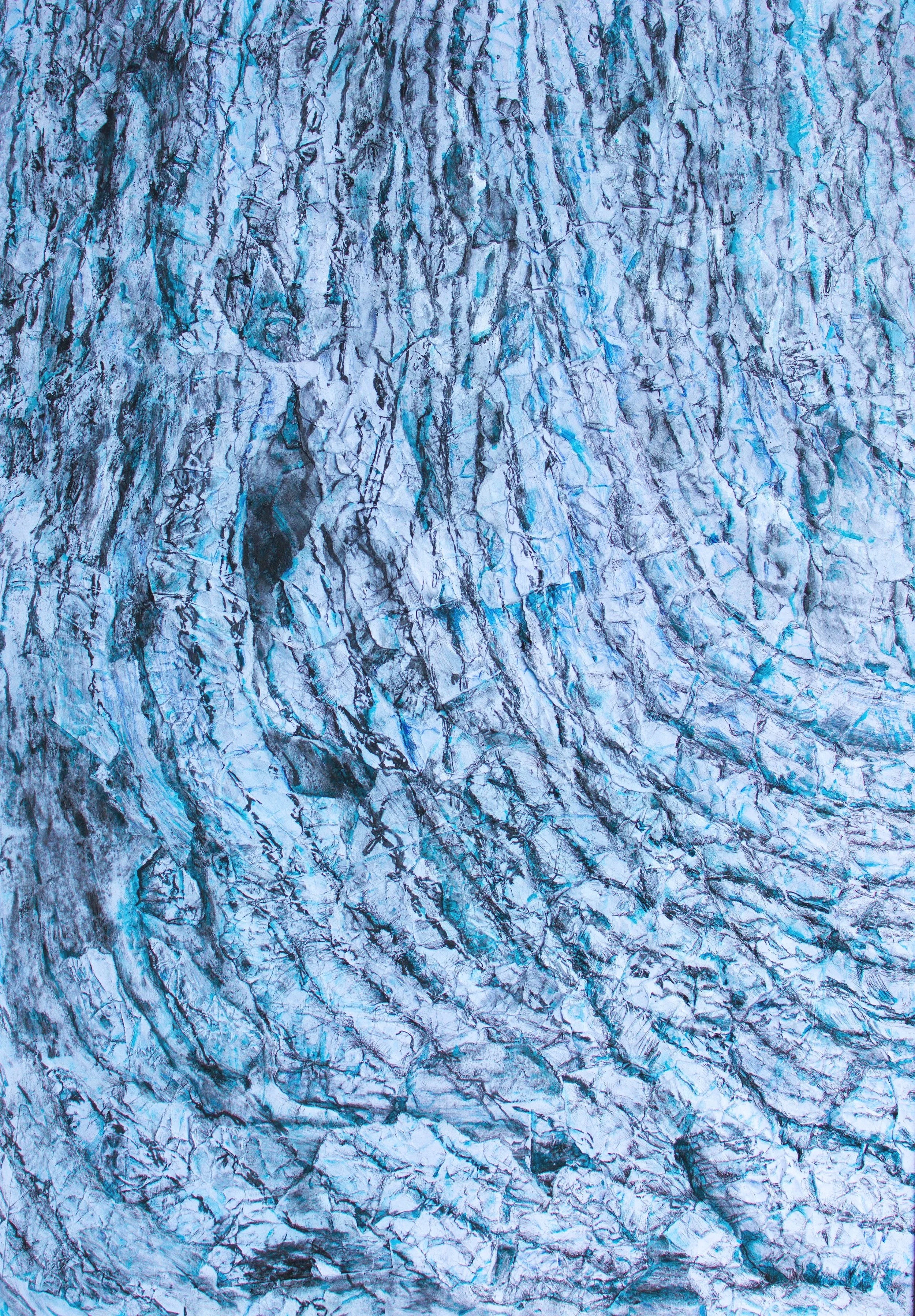 Ohne Titel, 70 x 100cm, Aquarell & Kohle auf Papier