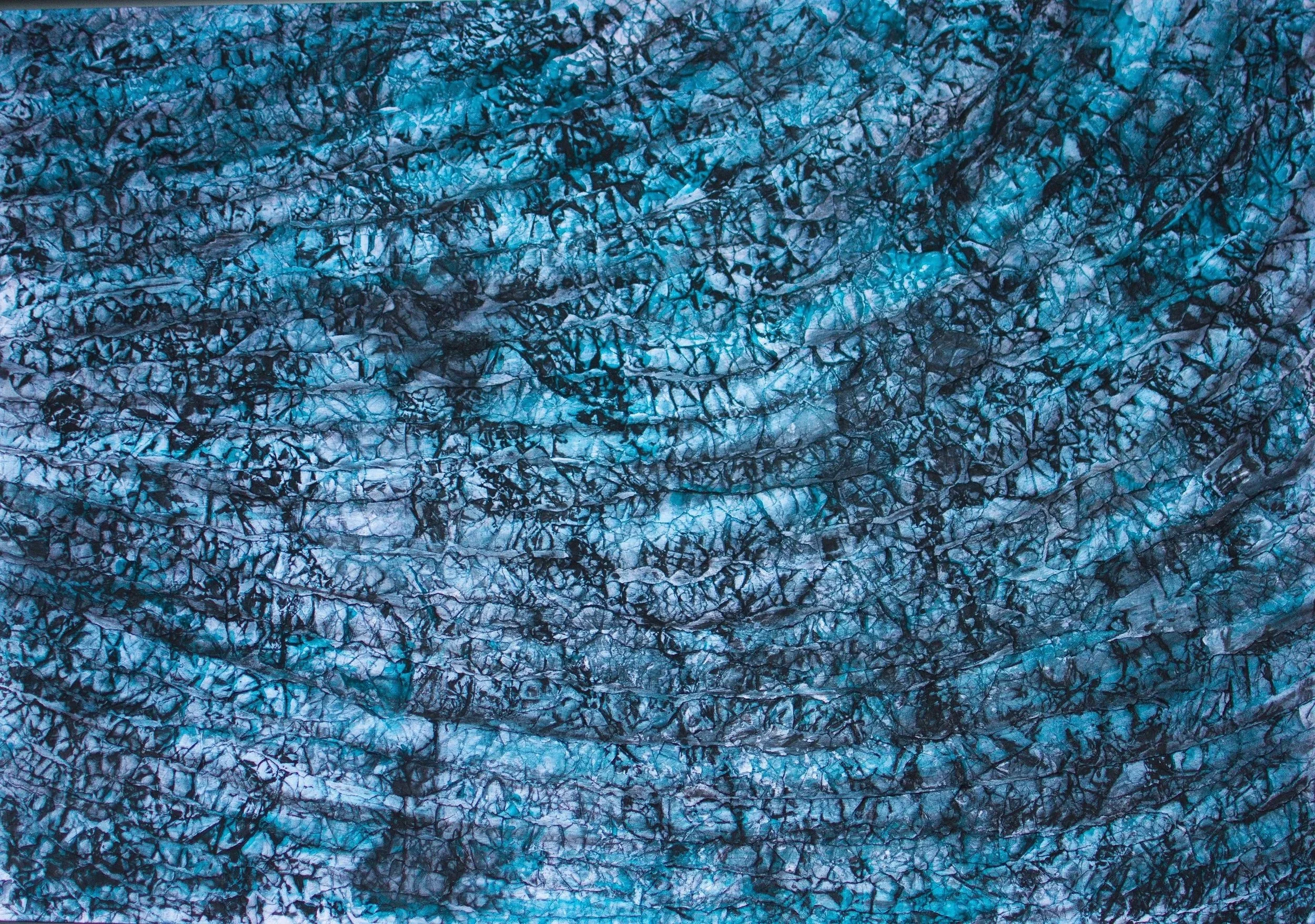 Kunstwerk aktuell, Wandbild, 70 x 100cm, Aquarell & Kohle auf Papier, von zeitgenössischem Düsseldorfer Künstler Eduard Winklhofer, Atelier Düsseldorf