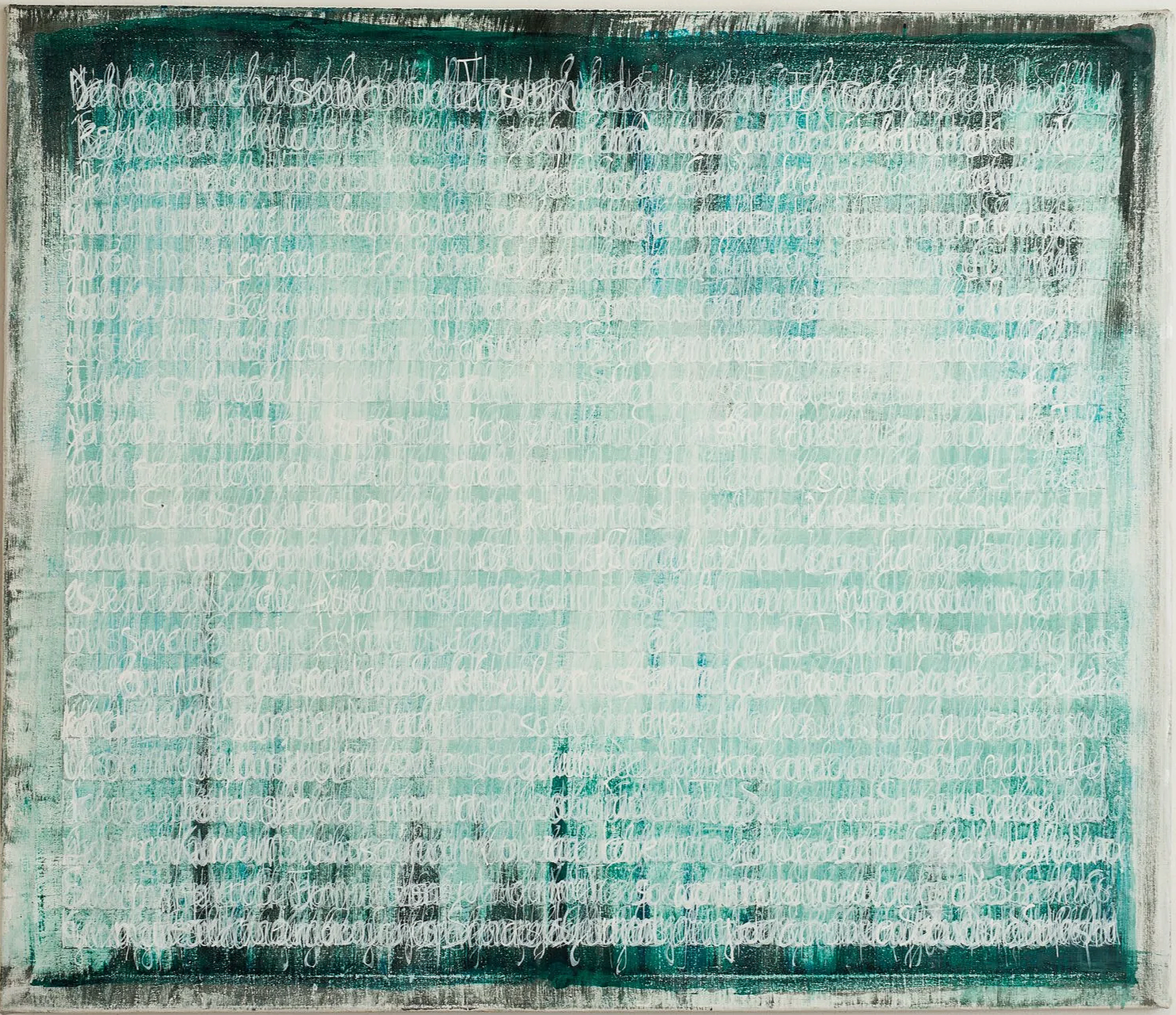 Eduard Winklhofer, zeitgenössische Kunst Düsseldorf, Künstler Atelier Düsseldorf, Originalarbeit aus der Serie Schriftbilder