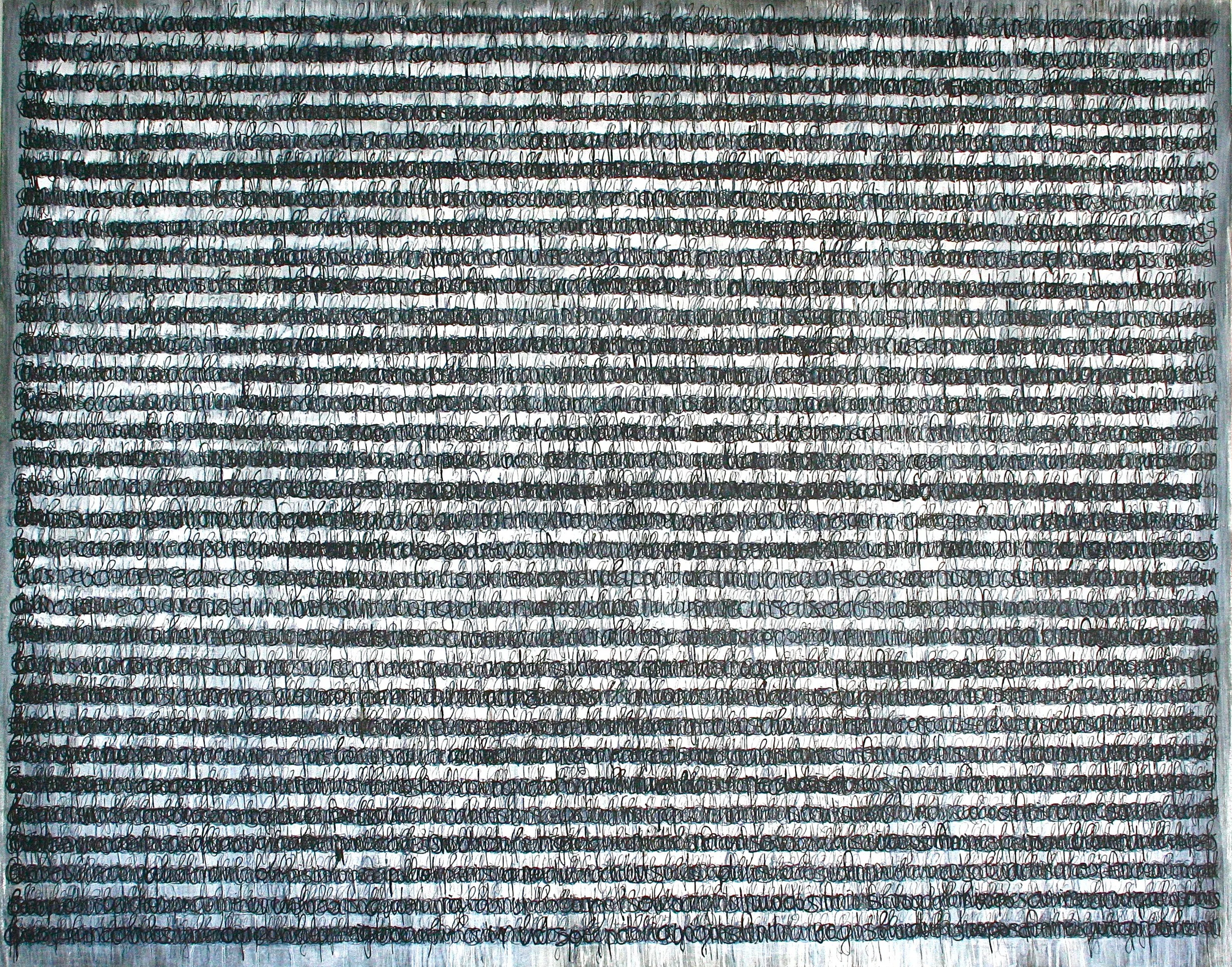 Ohne Titel, 110 x 130cm, Acryl auf Leinwand 