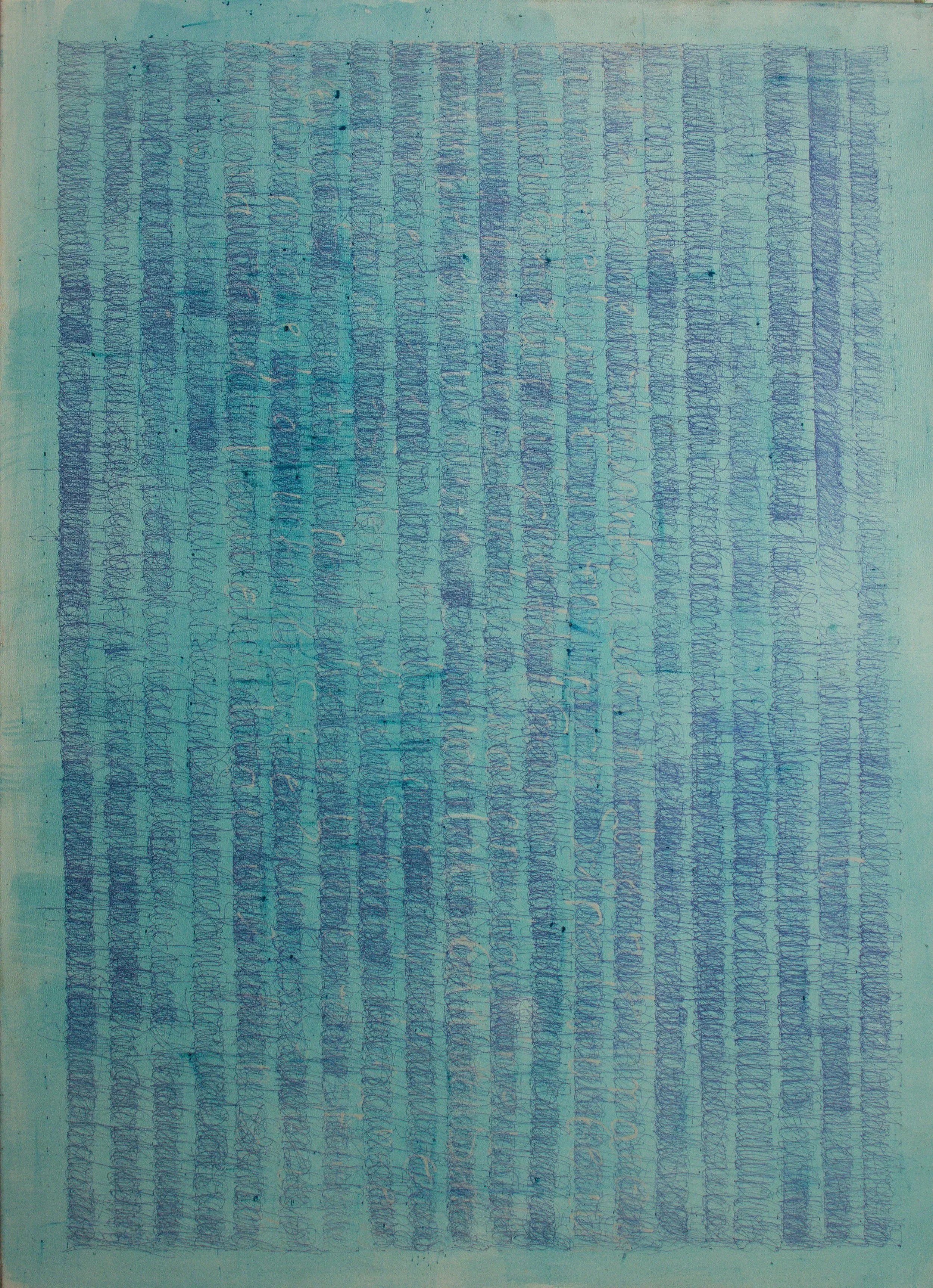 Kunstwerk aktuell, Wandbild, Schriftbild, Acryl auf Leinwand, von zeitgenössischem Düsseldorfer Künstler Eduard Winklhofer, Atelier Düsseldorf