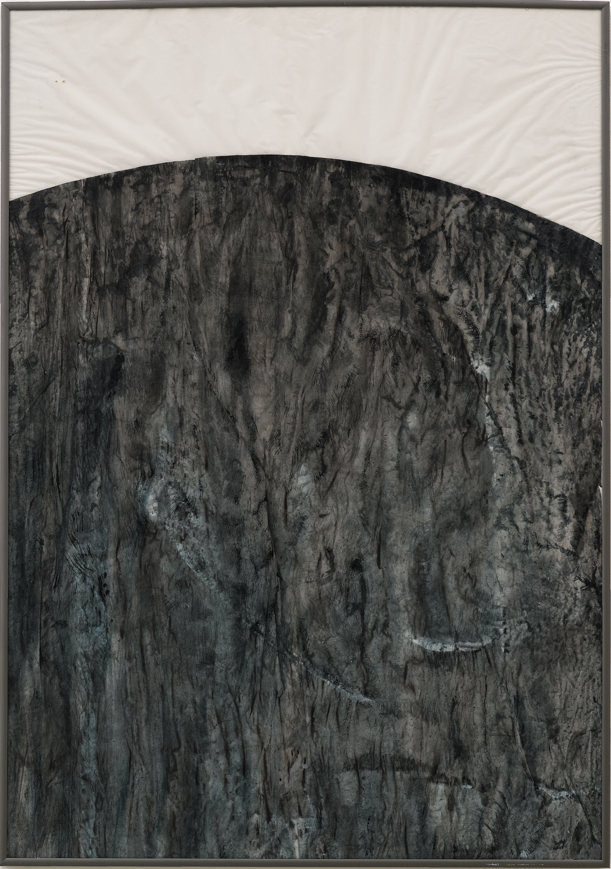 Ohne Titel, 70 x 100cm, Aquarell auf japanischem Reispapier  