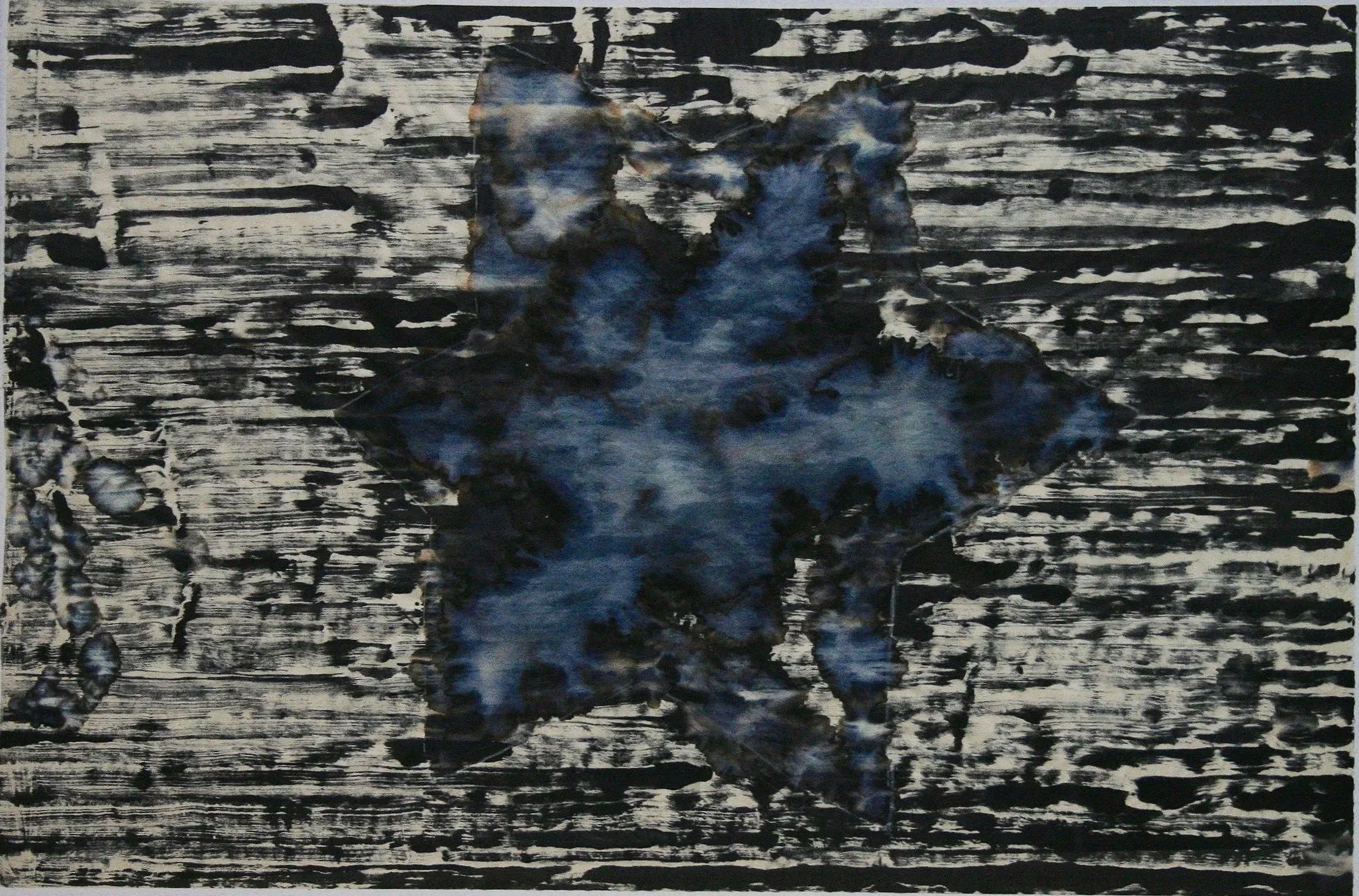 Ohne Titel, 70 x 100cm, Tinte auf japanischem Reispapier