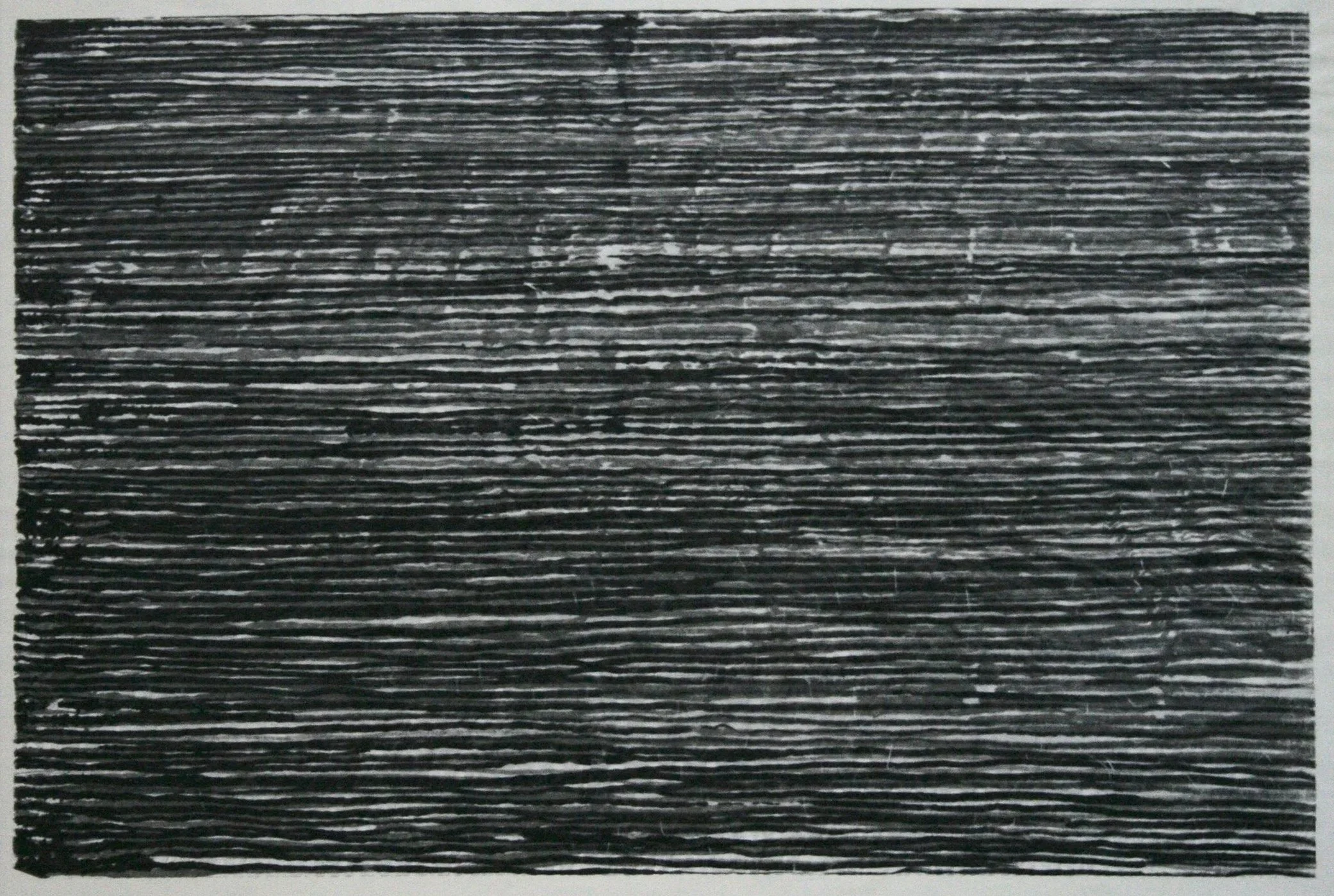 Ohne Titel, 70 x 100cm, Tinte auf japanischem Reispapier