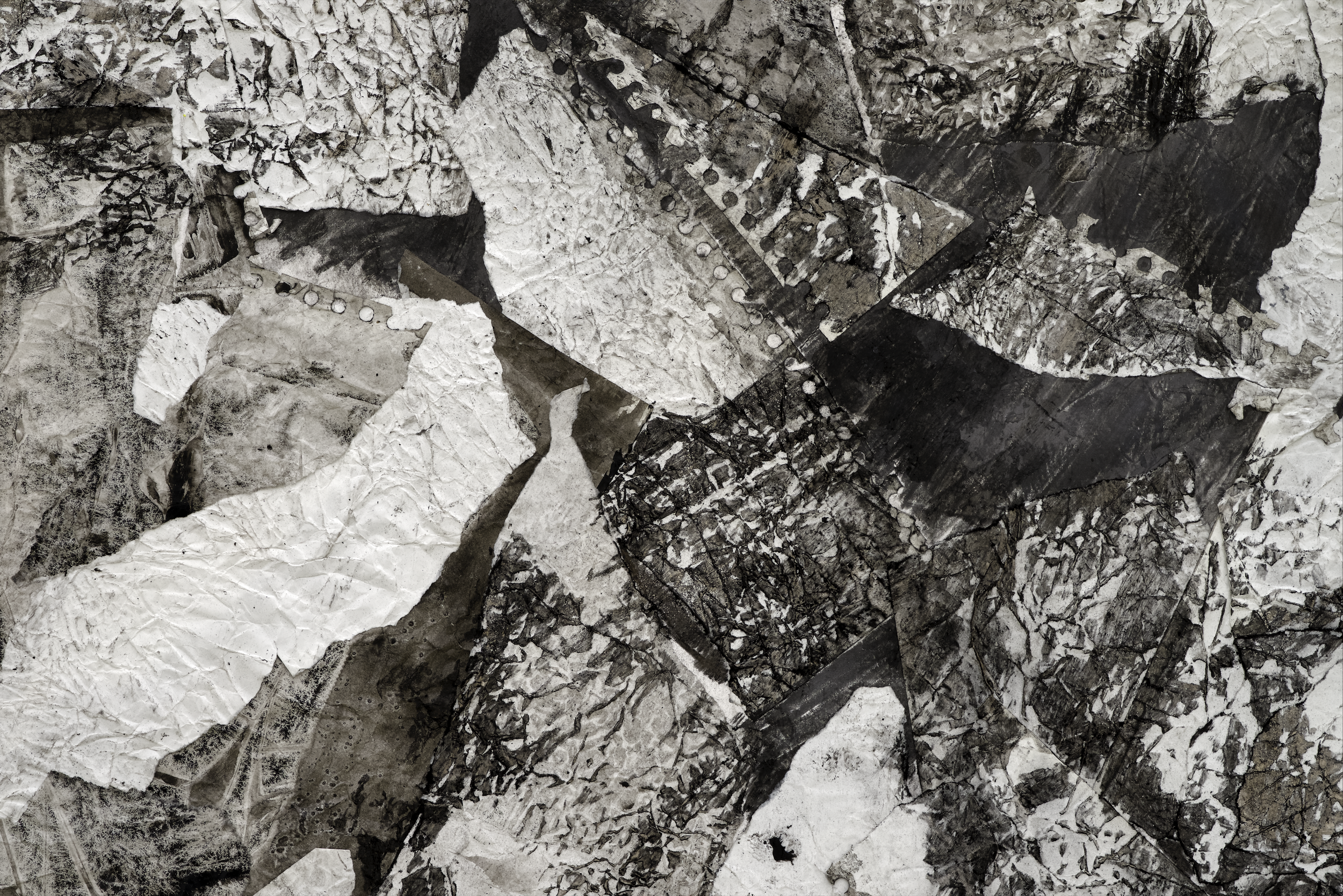 Arbeit ohne Titel, Detail, Papier