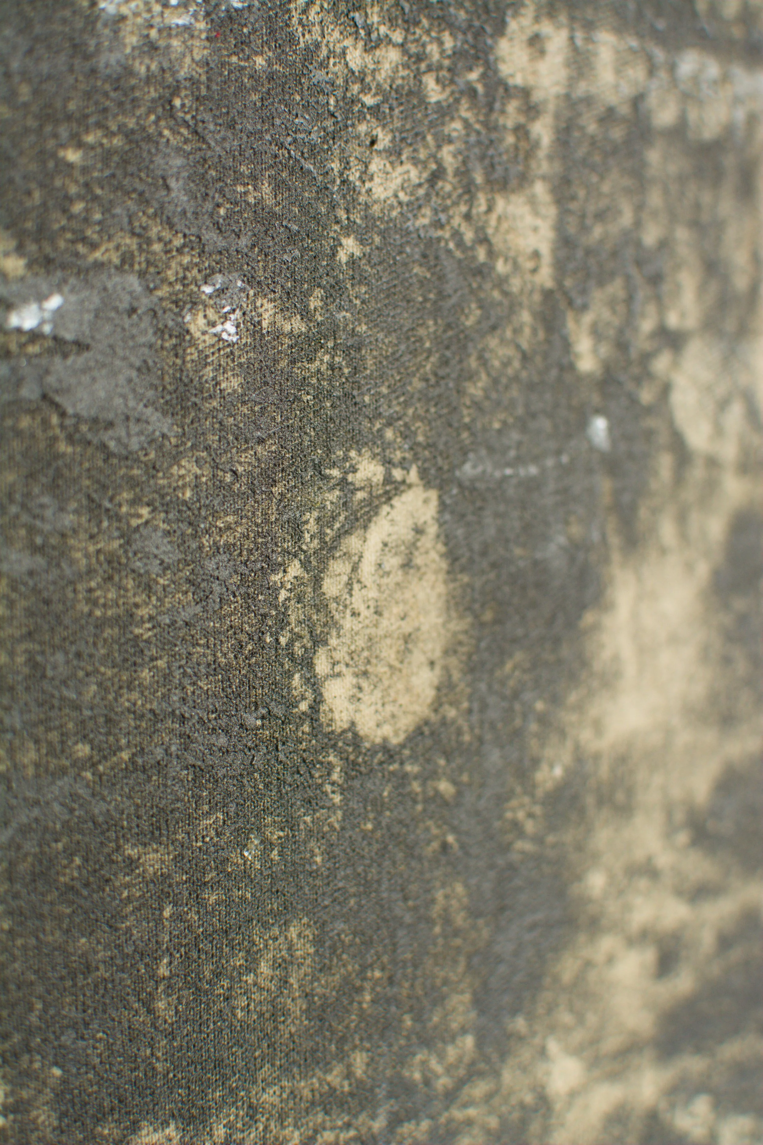 	
Nahaufnahme, Aktuelle Kunst, 100 x 120cm, Graphit Schellack auf Leinwand von zeitgenössischem Düsseldorfer Künstler Eduard Winklhofer, Atelier Düsseldorf