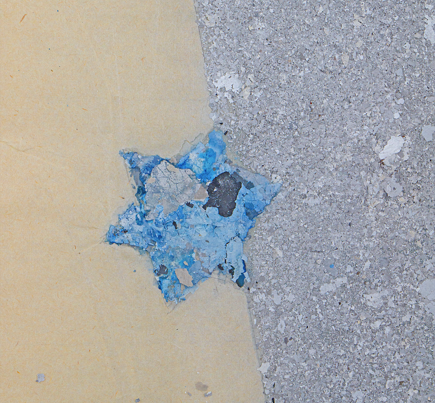 Asche auf Papier
