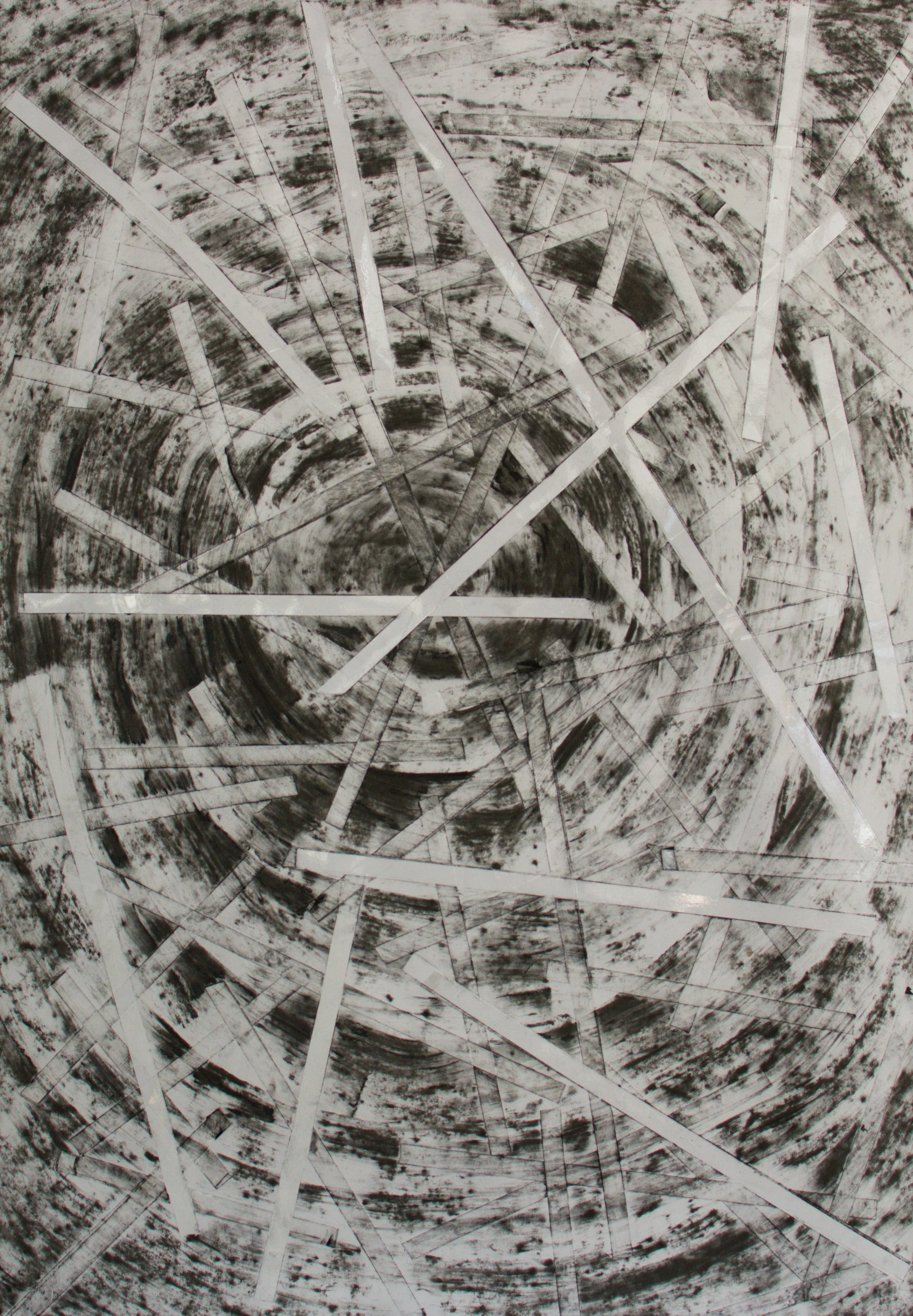 Eduard Winklhofer, zeitgenössische Kunst Düsseldorf, Künstler Atelier Düsseldorf, Mischtechnik & Graphit auf Original auf Papier, 70 x 100cm