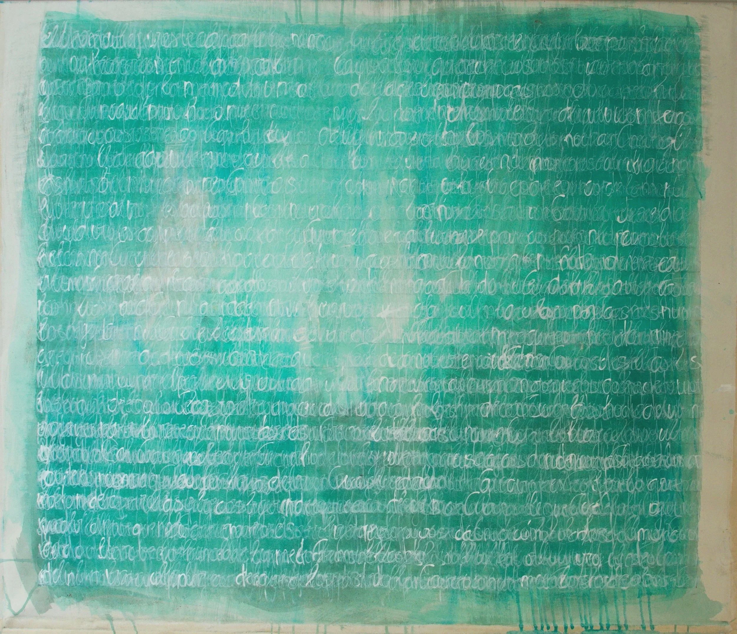 Eduard Winklhofer, zeitgenössische Kunst Düsseldorf, Künstler Atelier Düsseldorf, Original Arbeit auf Leinwand aus der Serie Schriftbilder