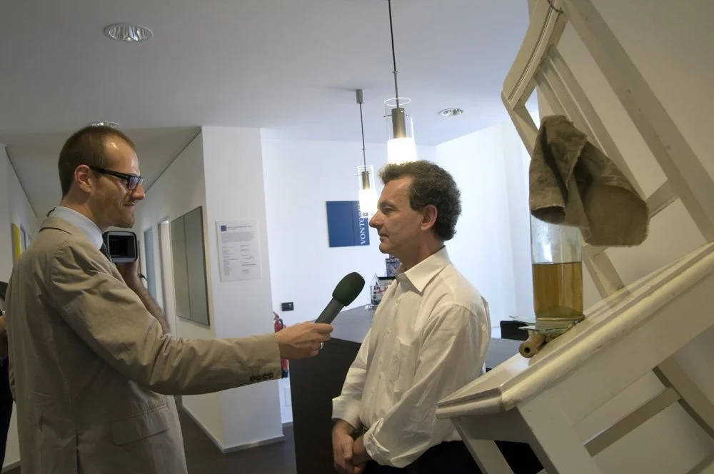 Interview mit Eduard Winklhofer, Künstler aus Düsseldorf, Ausstellung Sede Banca Vontobel