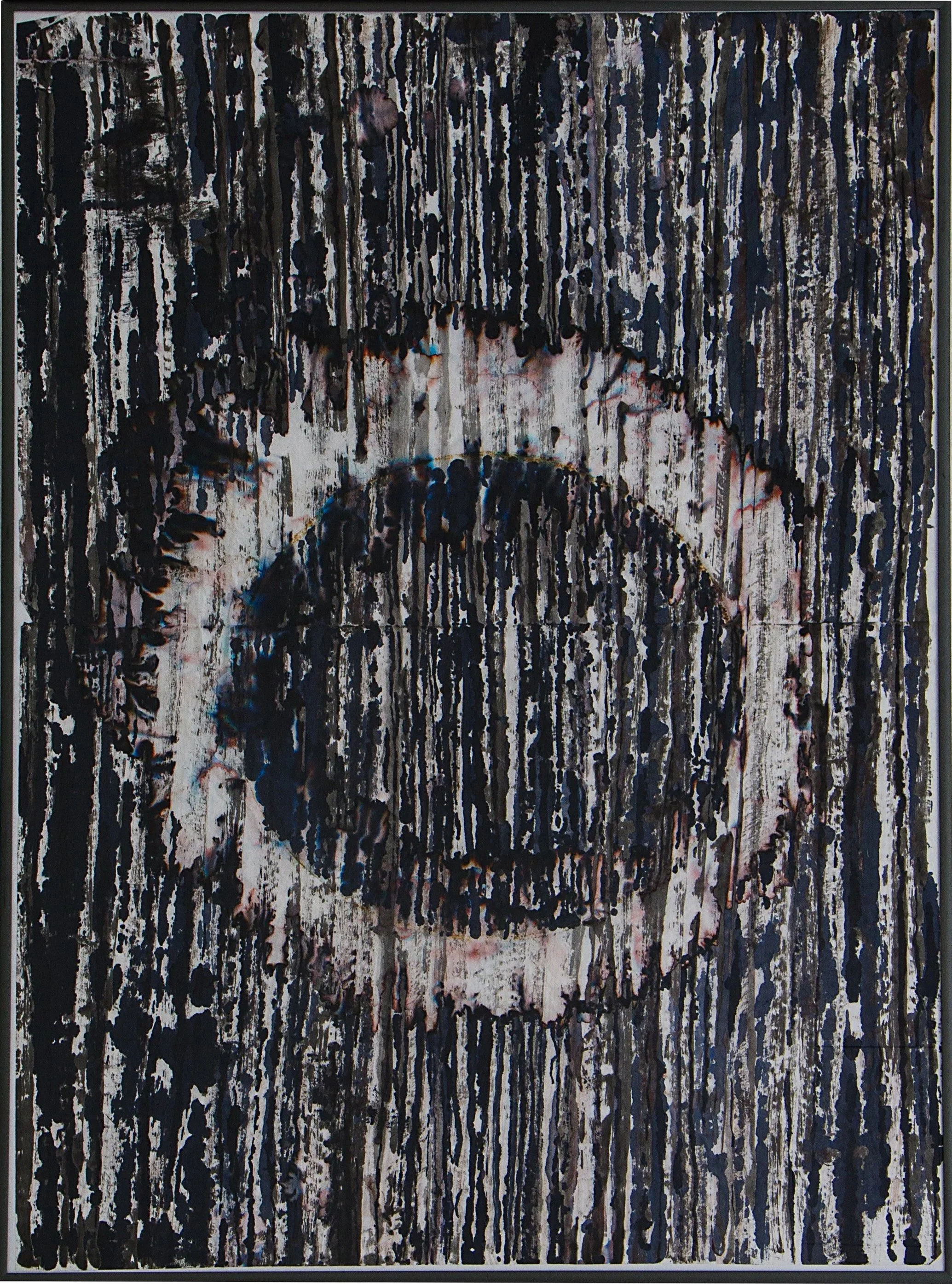 Ohne Titel, 70 x 100cm, Tinte auf japanischem Reispapier