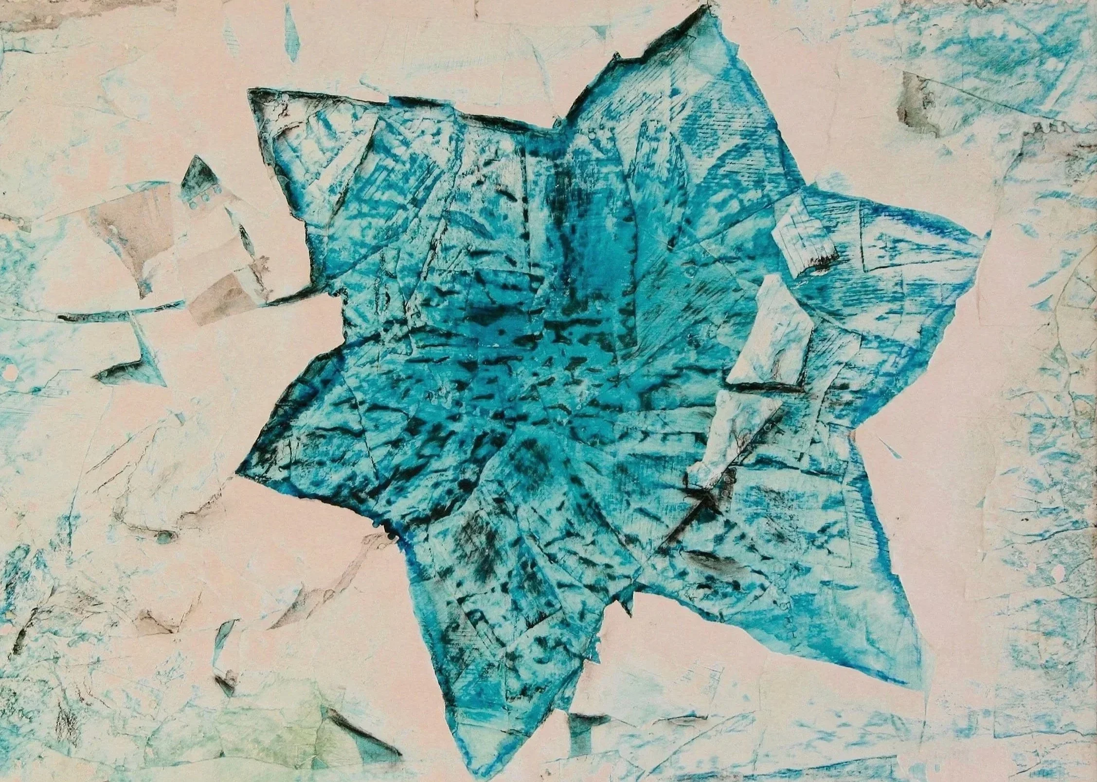 Mischtechnik auf Papier