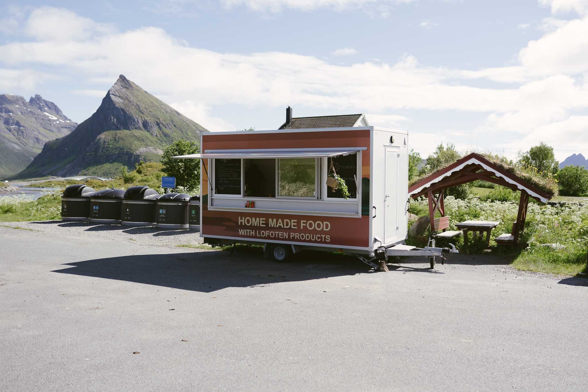 Food truck i nydelige Lofoten. 