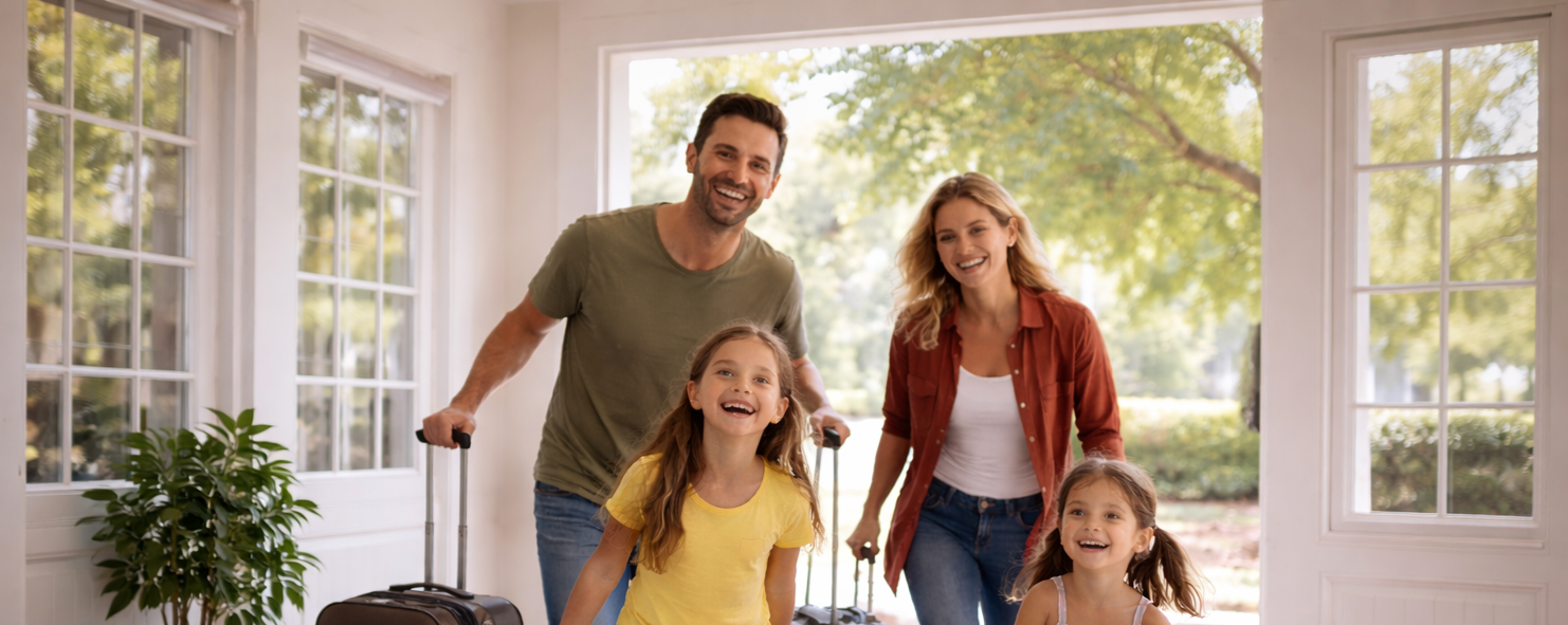 Family-friendly short-term rental near LakePoint Sports Complex welcoming guests to LakePoint Stays