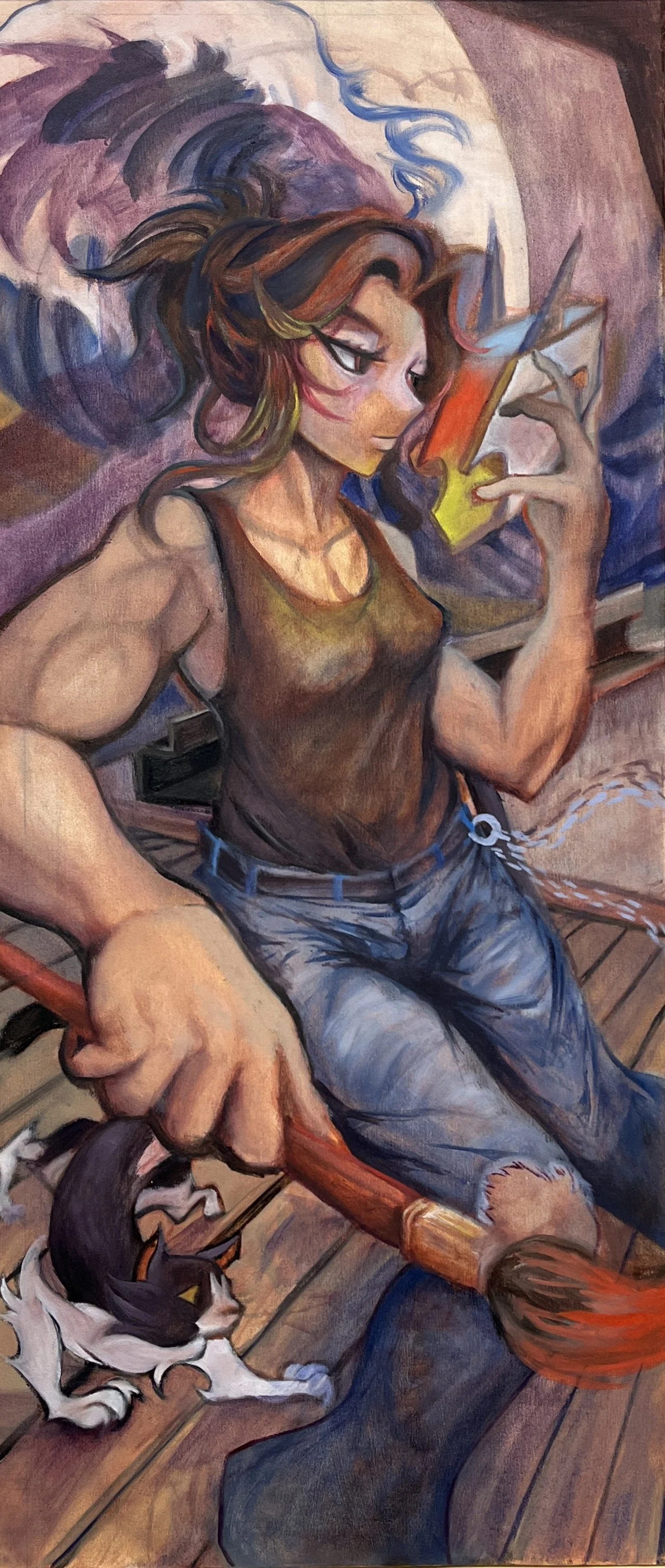 A Painter's Studio - oil on canvas - 2025