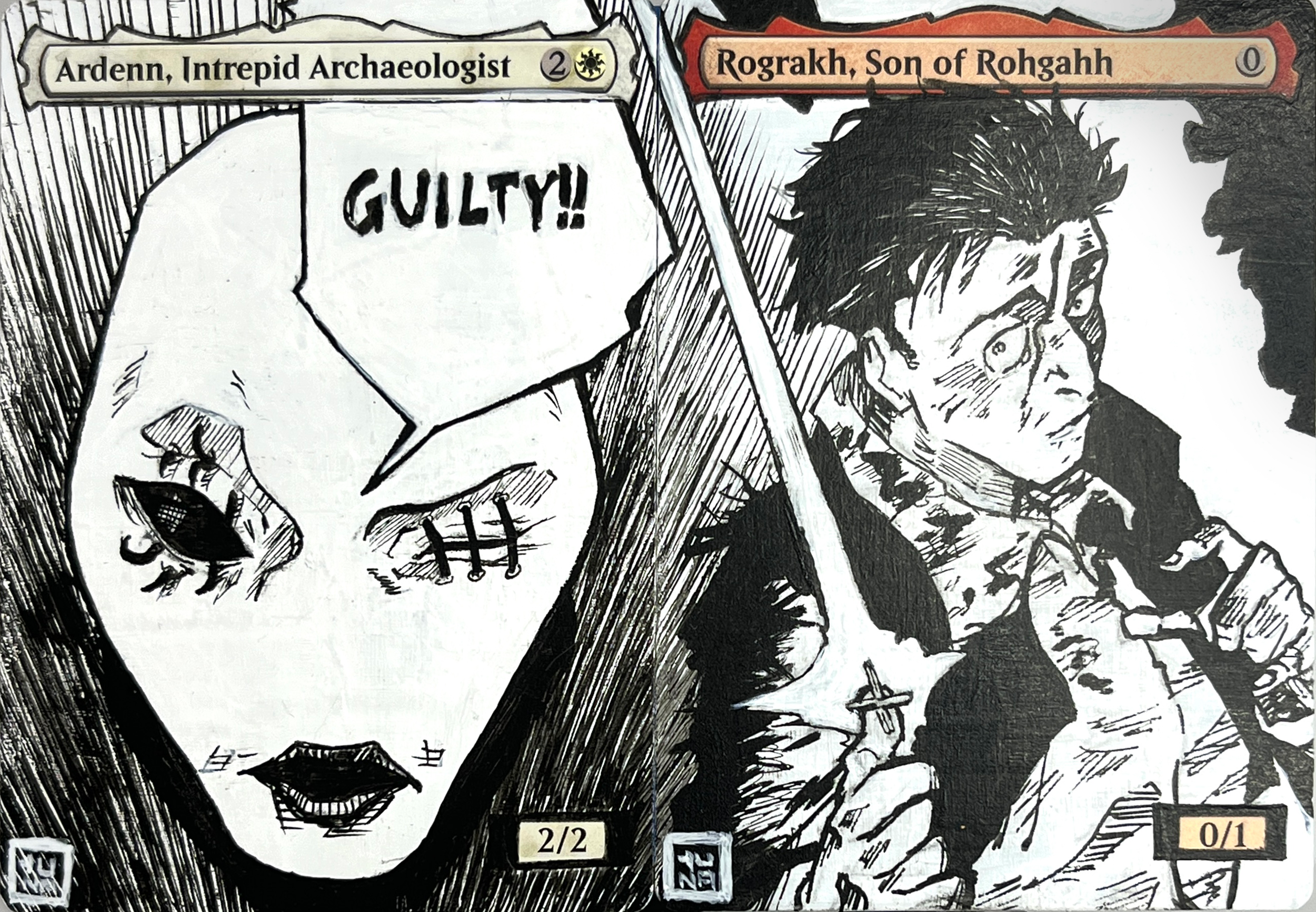 Judgeman and Higuruma (Ardenn and Rograkh) - Original Artist: Gege Akutami