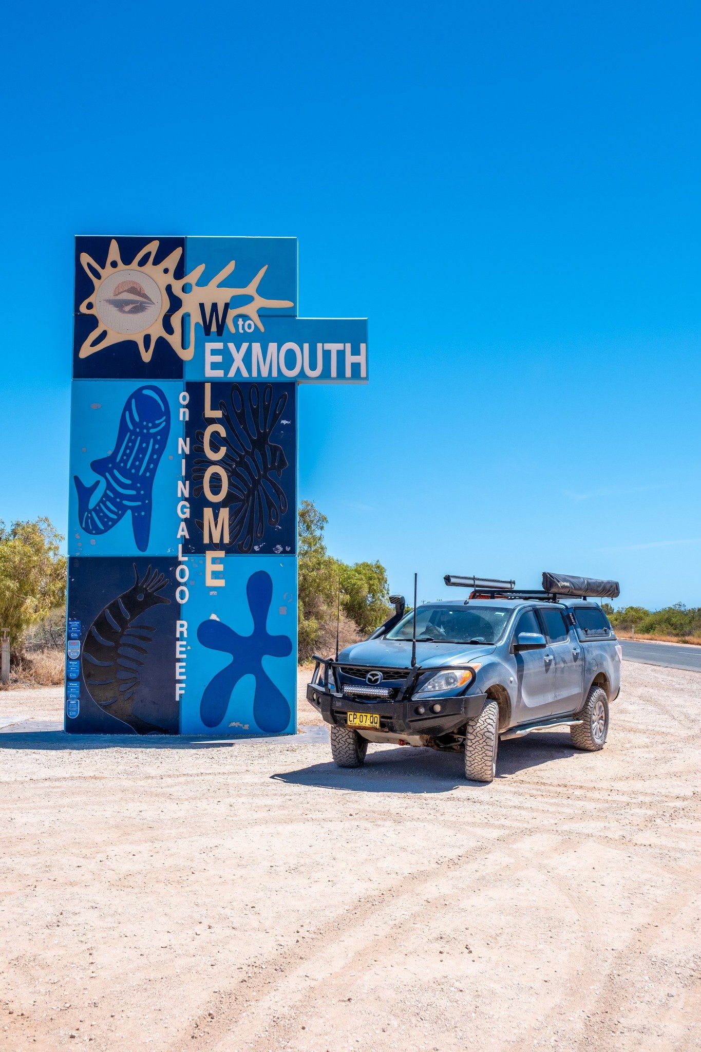 The start of an adventure! Commencing a road trip from Exmouth, WA through to Sydney, NSW with plenty of detours to come.