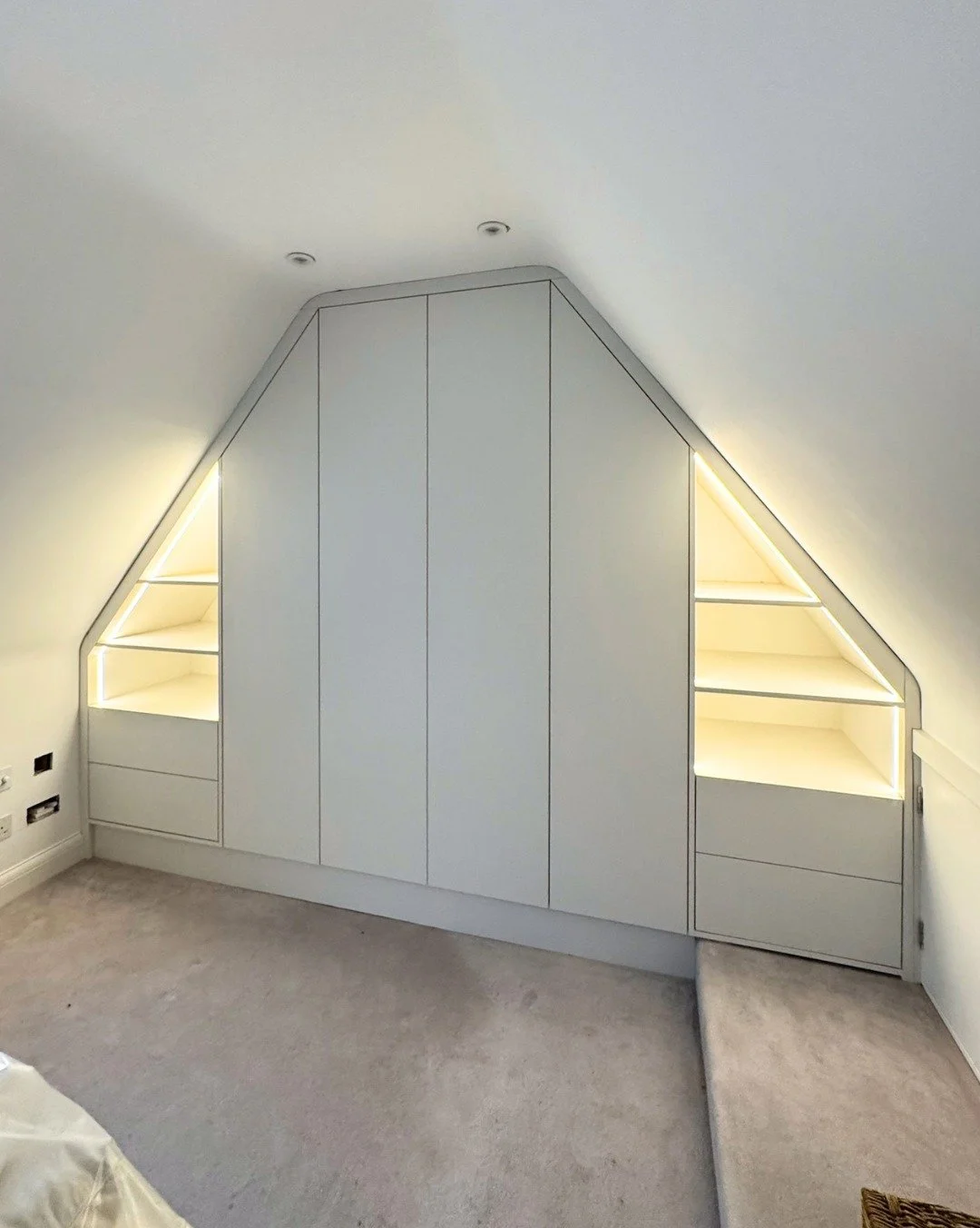 Have you thought about adding lighting to your bespoke wardrobes?

Imagine opening your wardrobe to soft, built-in lighting that lets you see everything clearly, adds a touch of luxury, and makes getting ready that little bit easier every day. No mor