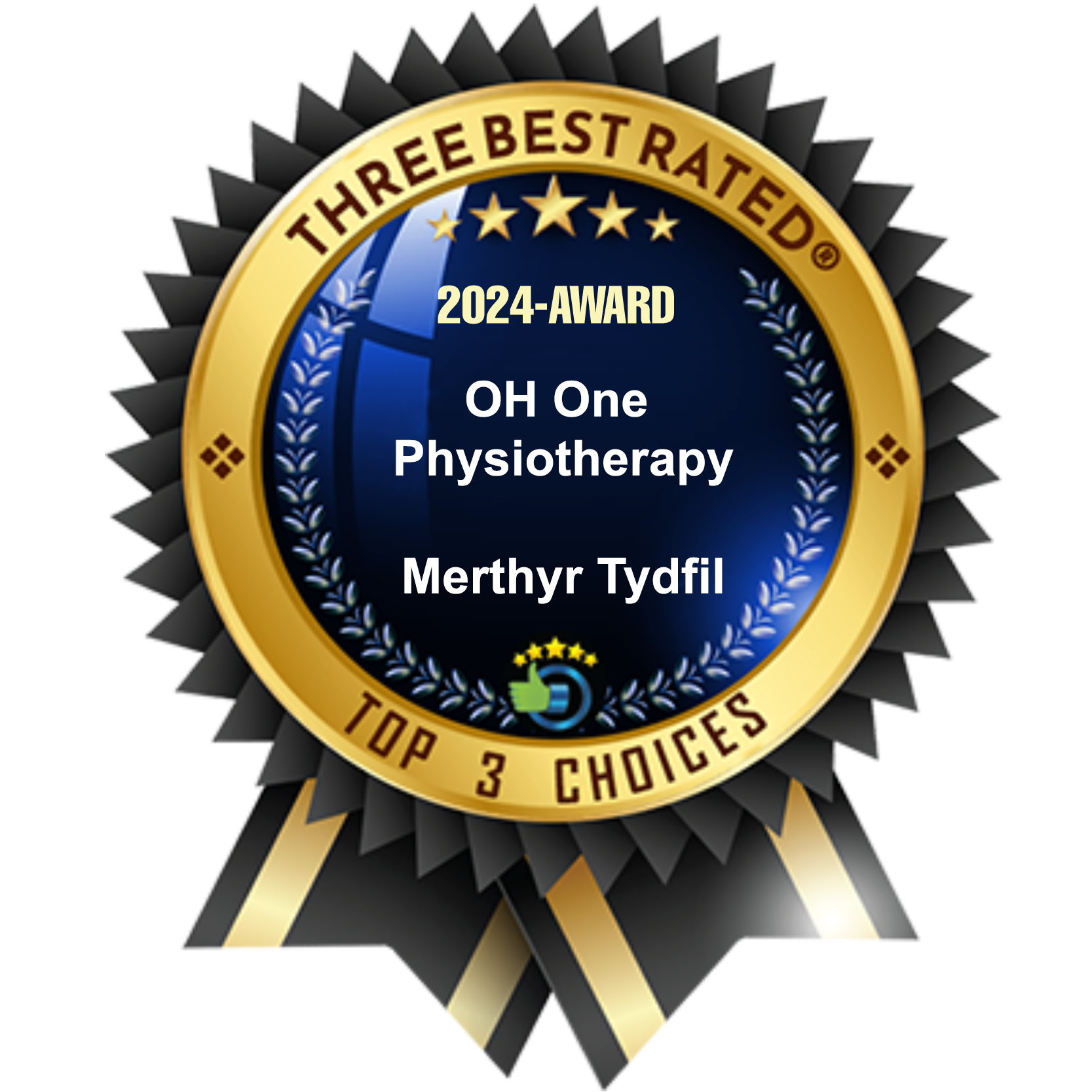 OH One Physiotherapy Named One of the Top 3 Physiotherapy Clinics in Merthyr Tydfil