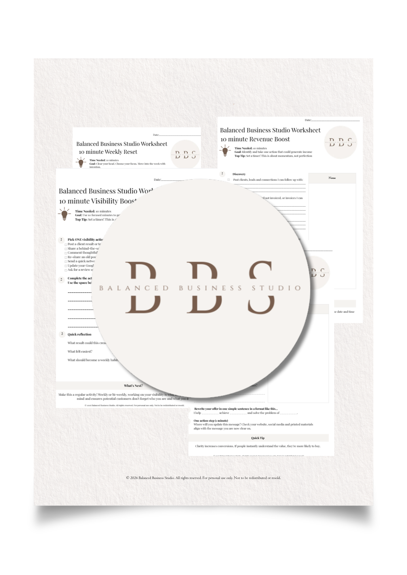 10 Minutes Business Clarity Bundle