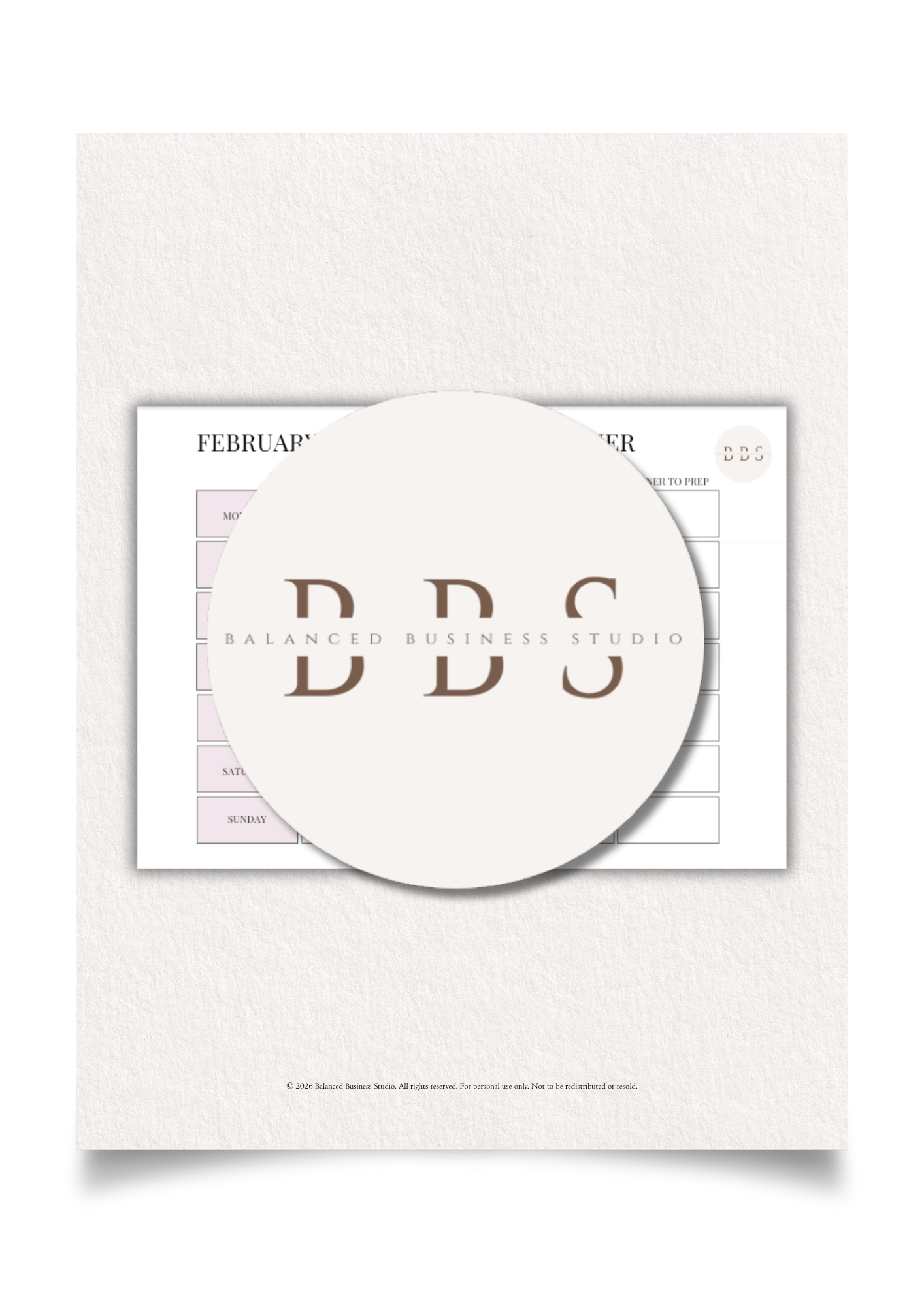 *FREE* February Half Term Planner