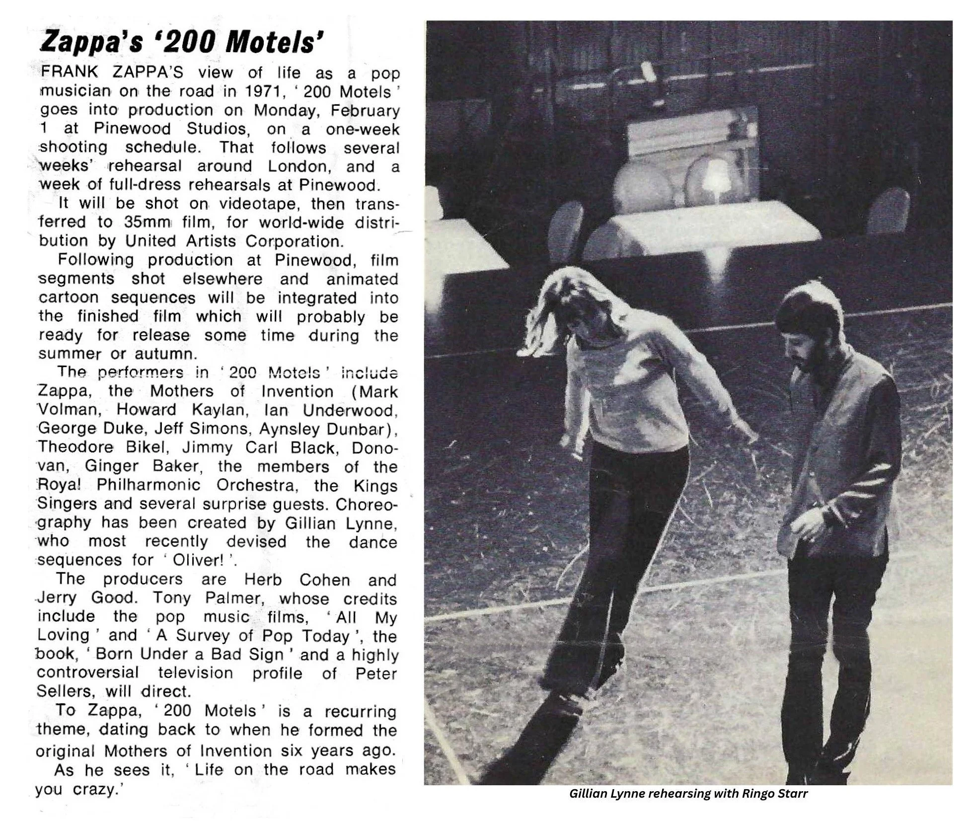 Frank Zappa's '200 Motels'