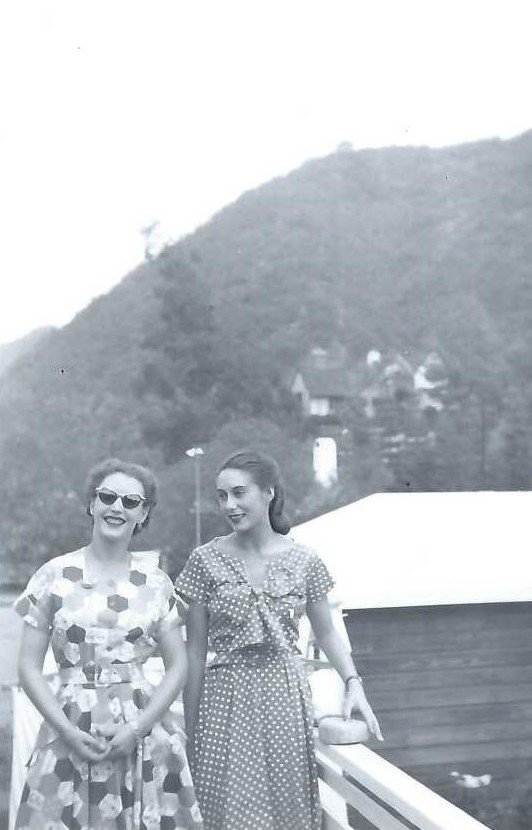 With Gerd Larsen in Beverley Hills - Sadler's Wells US Tour - 1950