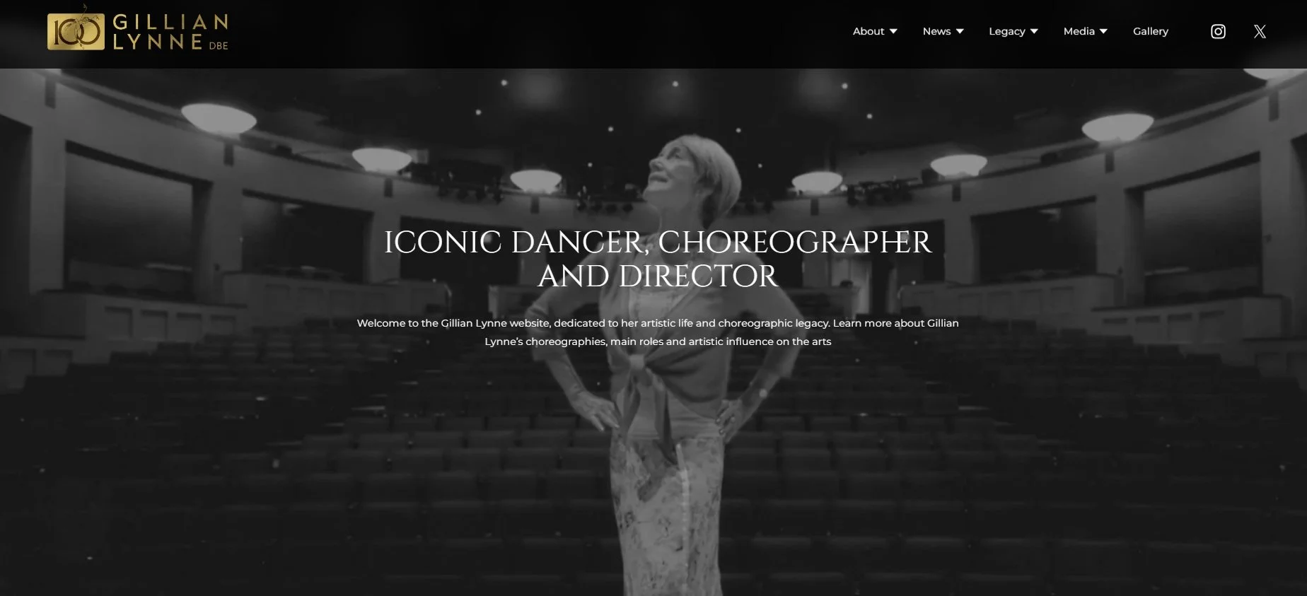 Gillian Lynne.com - New website launches