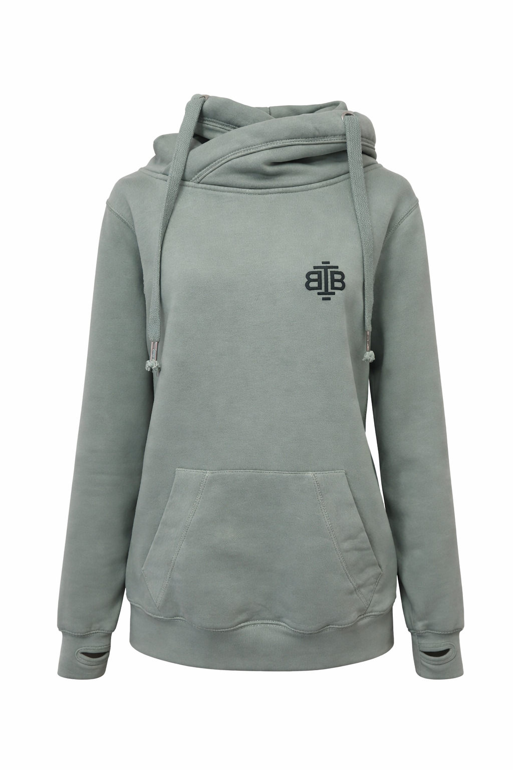 Cross Neck Hoodie