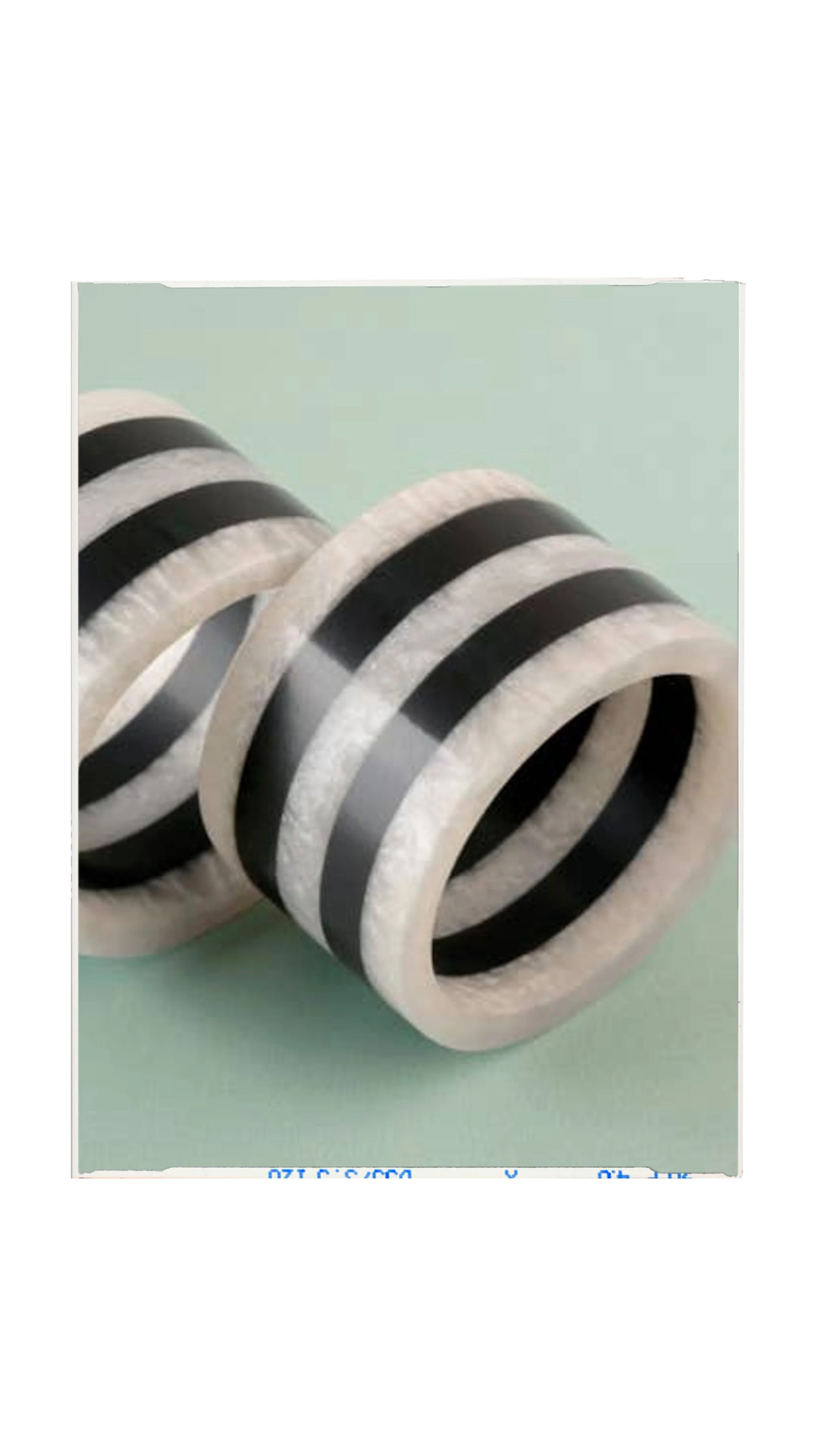 Striped Resin Napkin Rings
