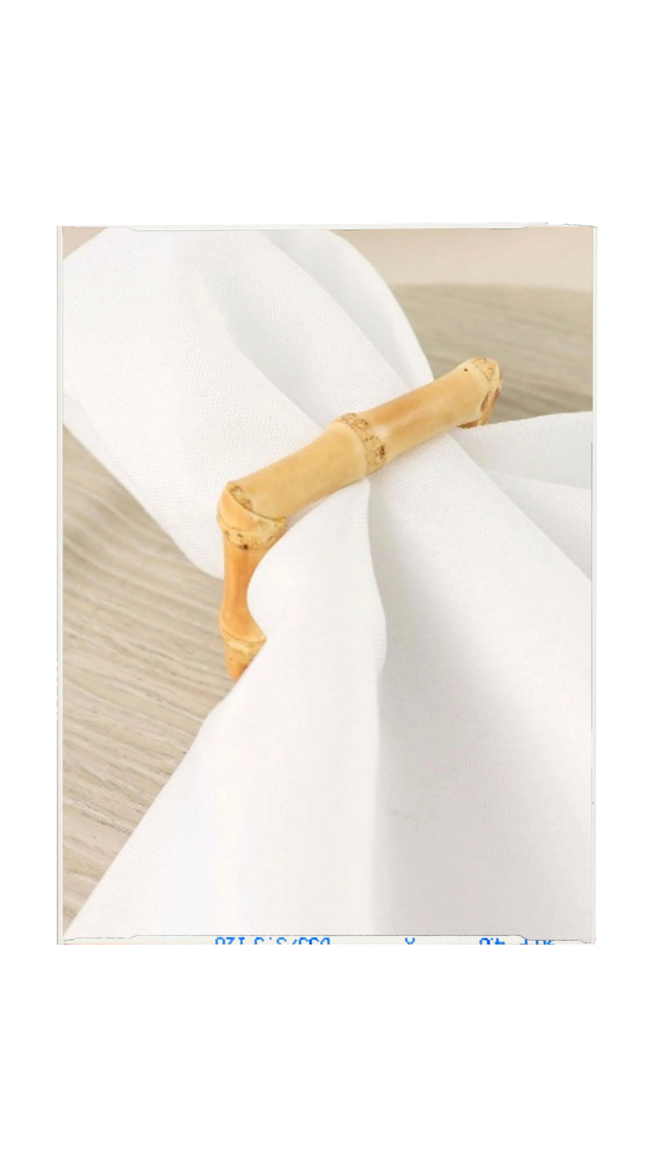 Natural Bamboo Napkin Rings