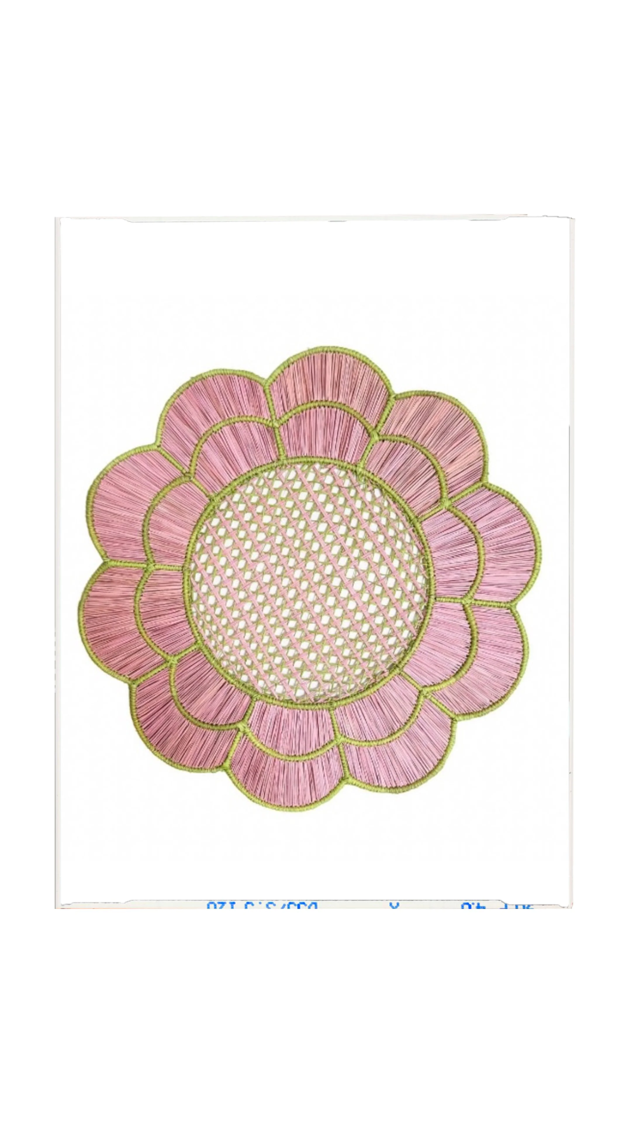 Pink & Green Cane Placemats