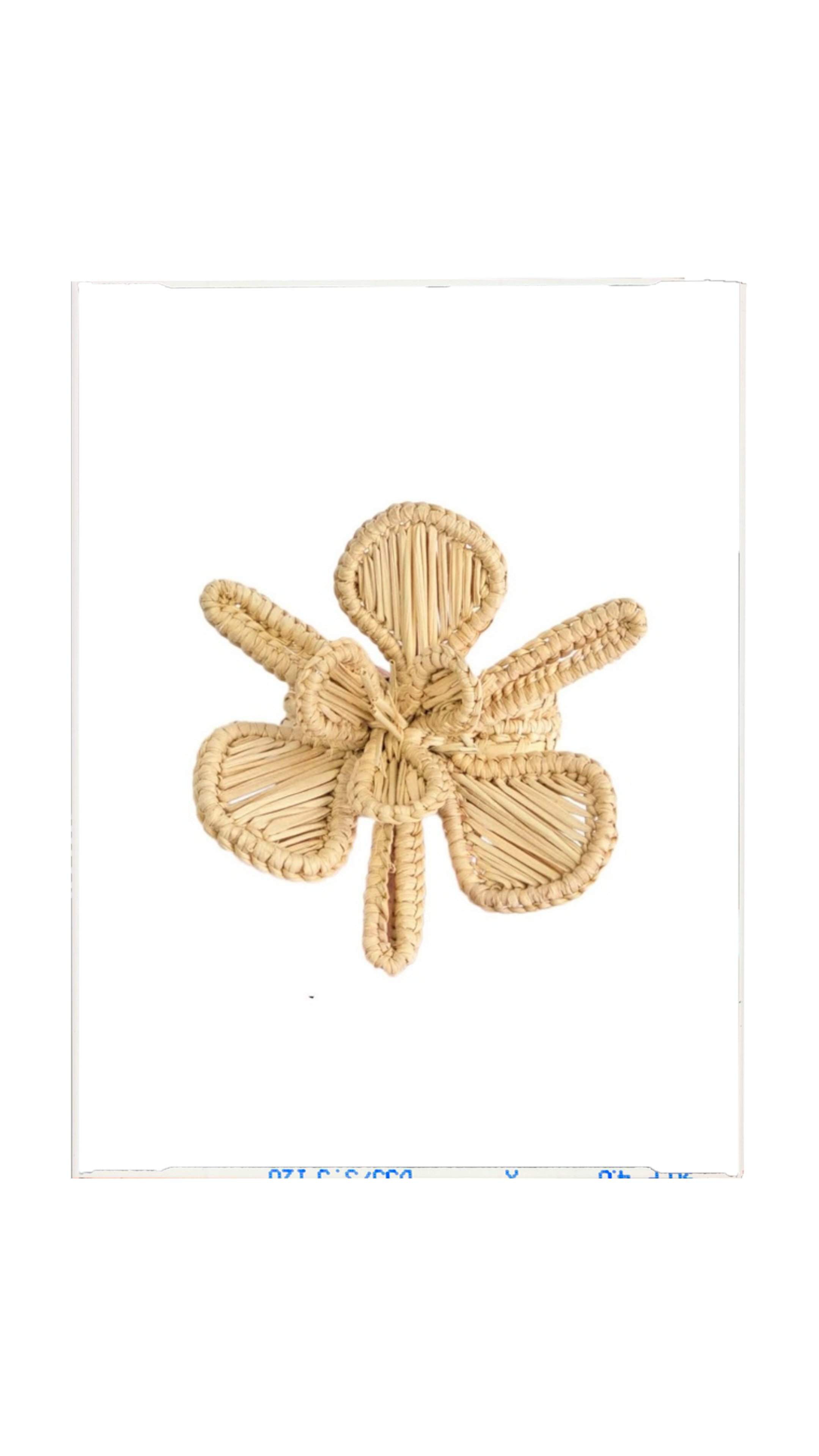 Natural Orchid Raffia Napkin Rings