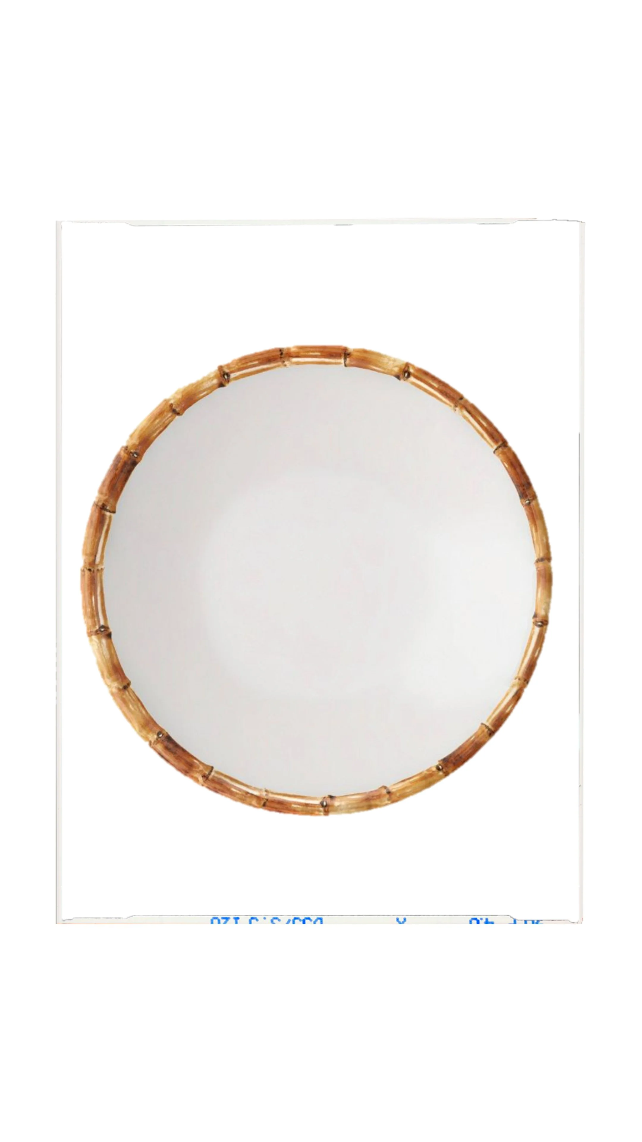 Bamboo Melamine Appetizer & Dinner Plates