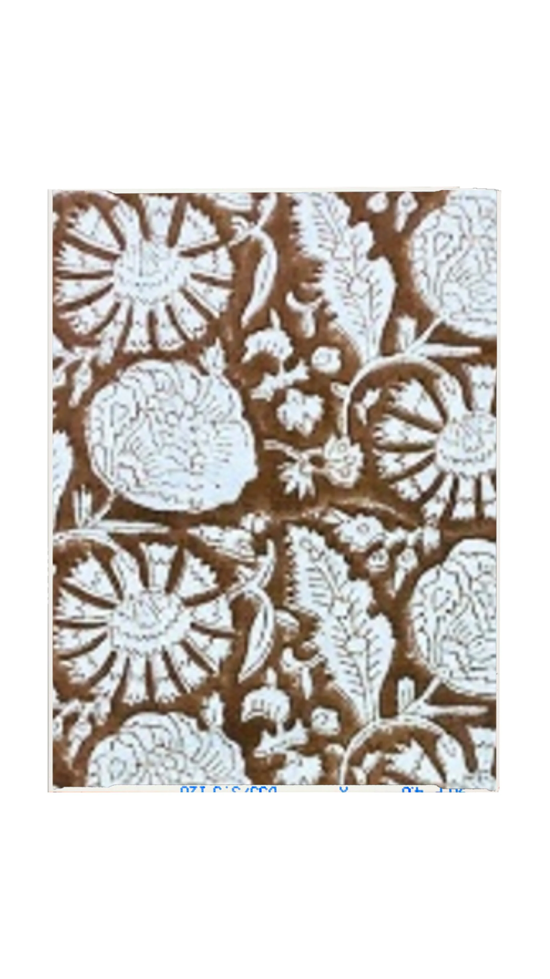 Brown Block Print Napkin Set