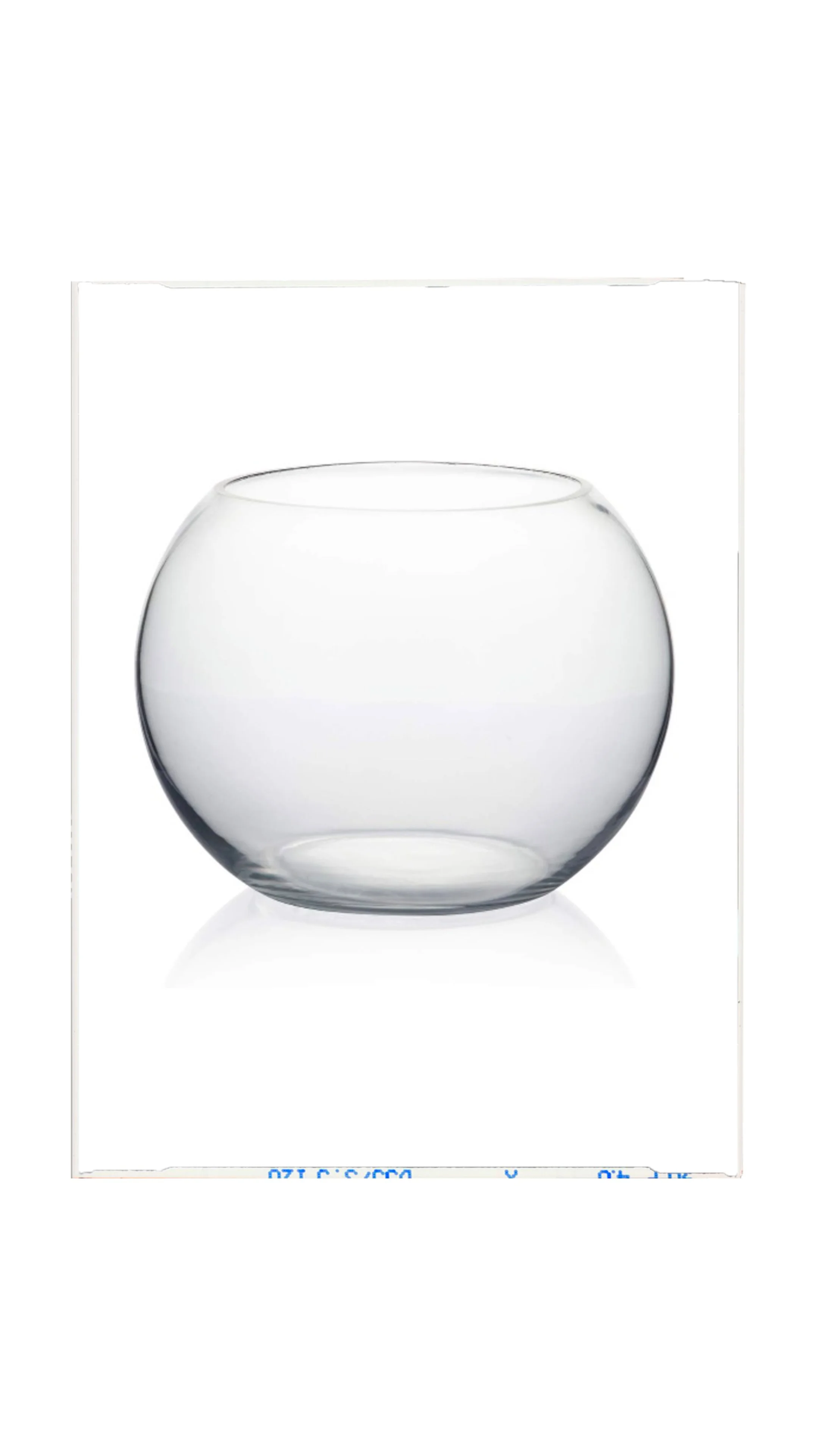 Clear Round Vase