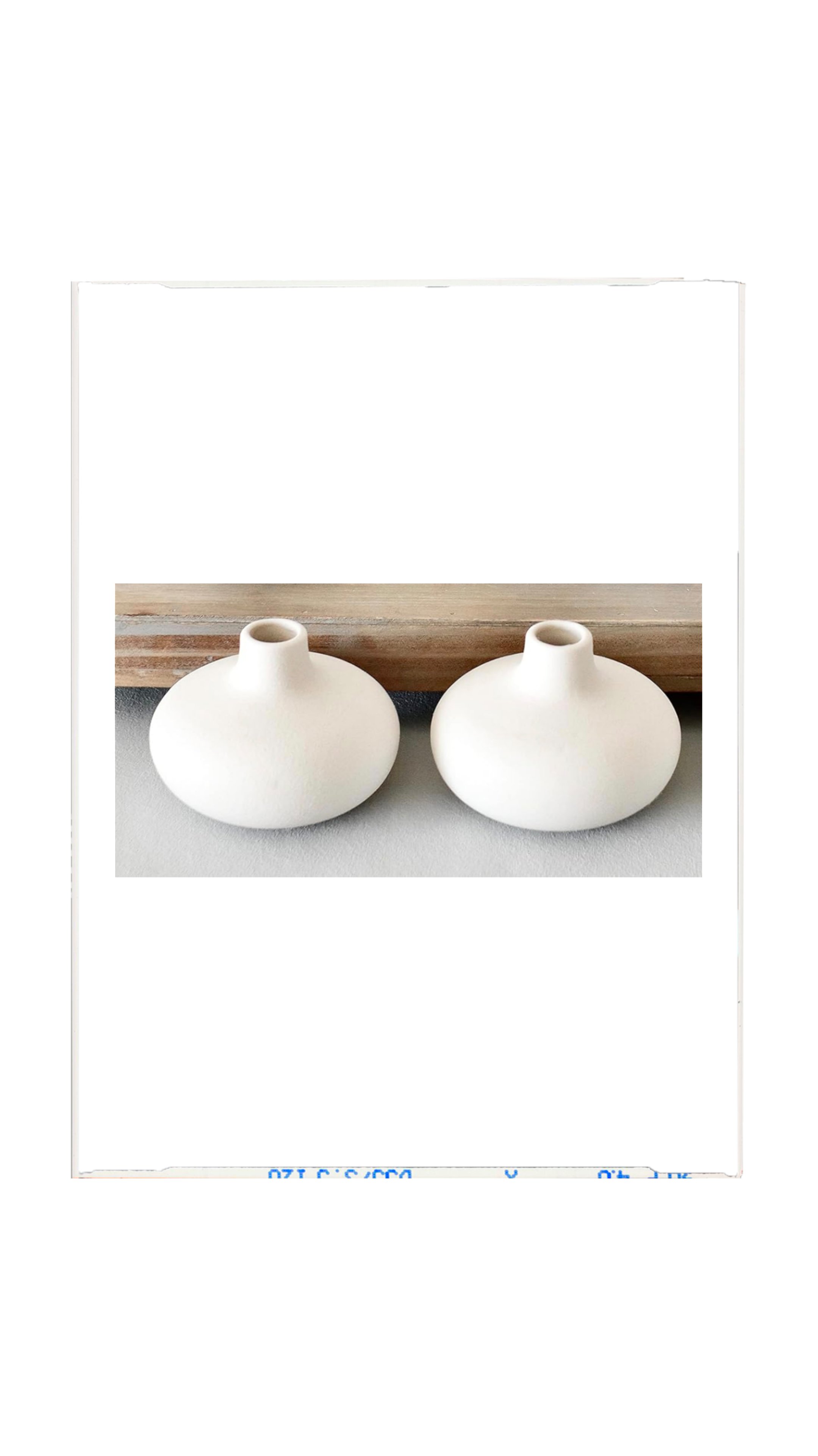White Ceramic Nordic Vase Set