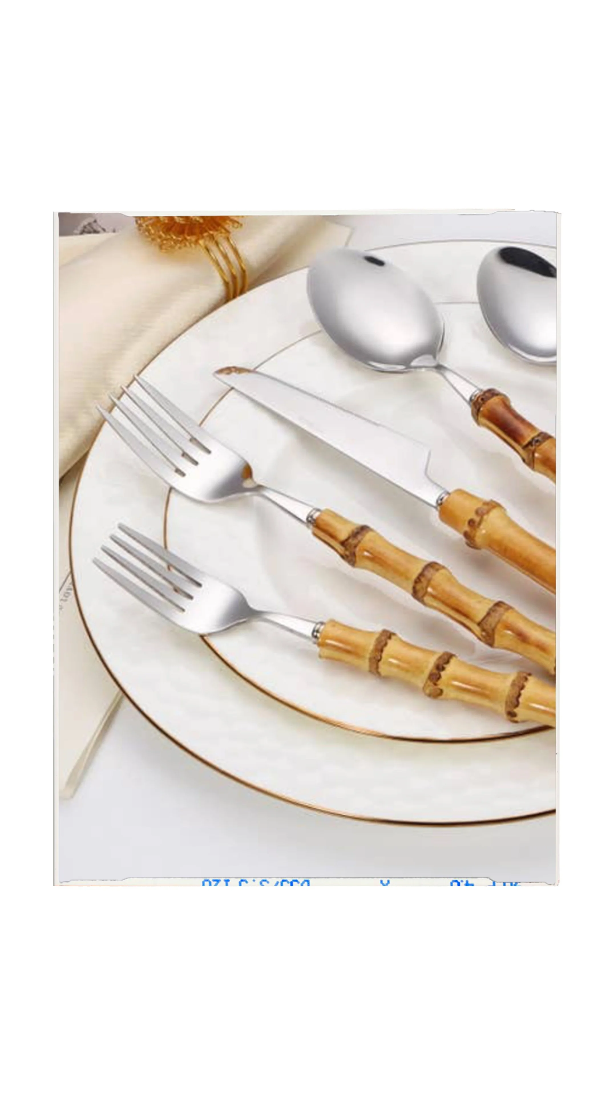 Bamboo Flatware Set