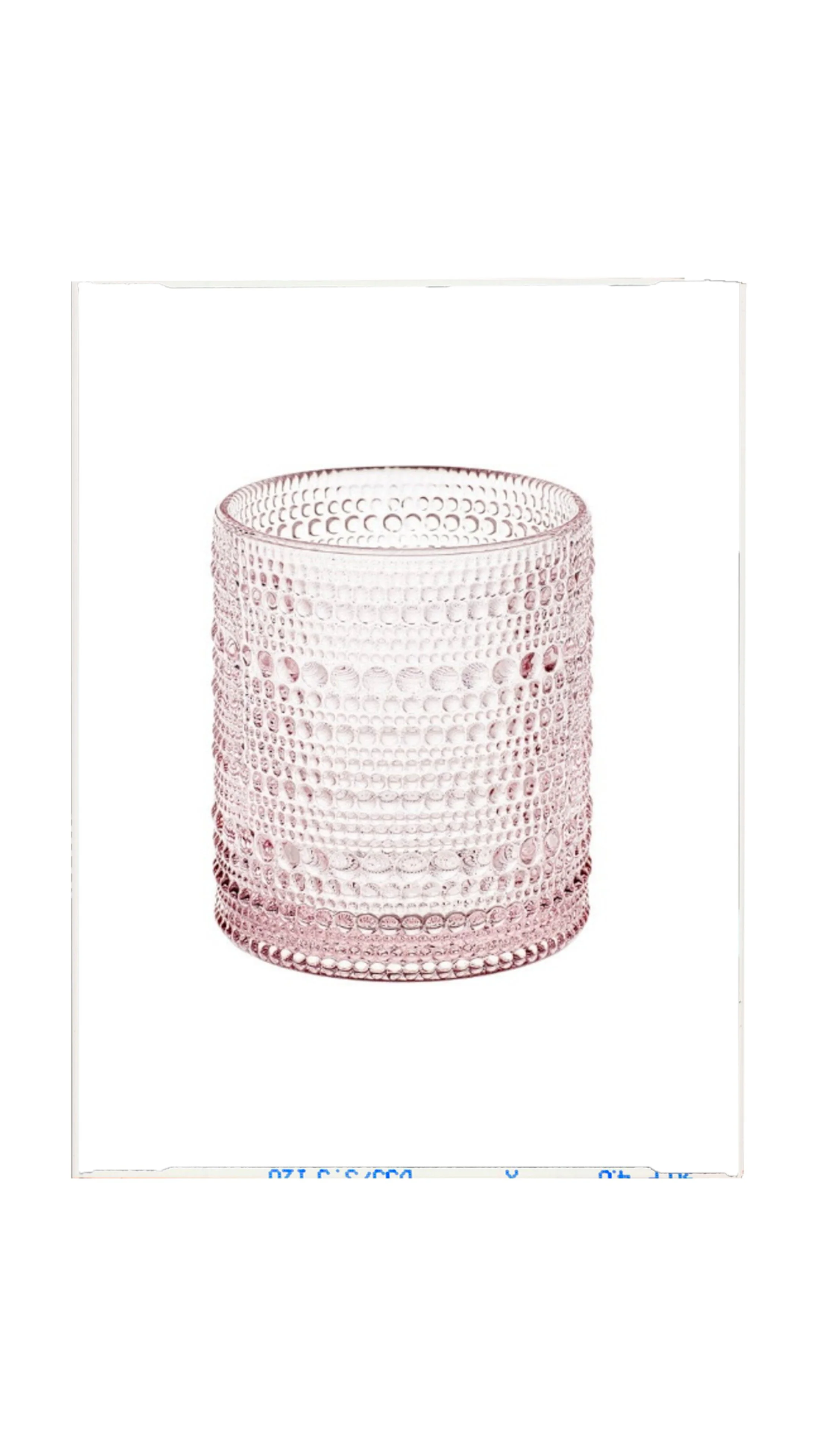 Pink Beaded Tumbler