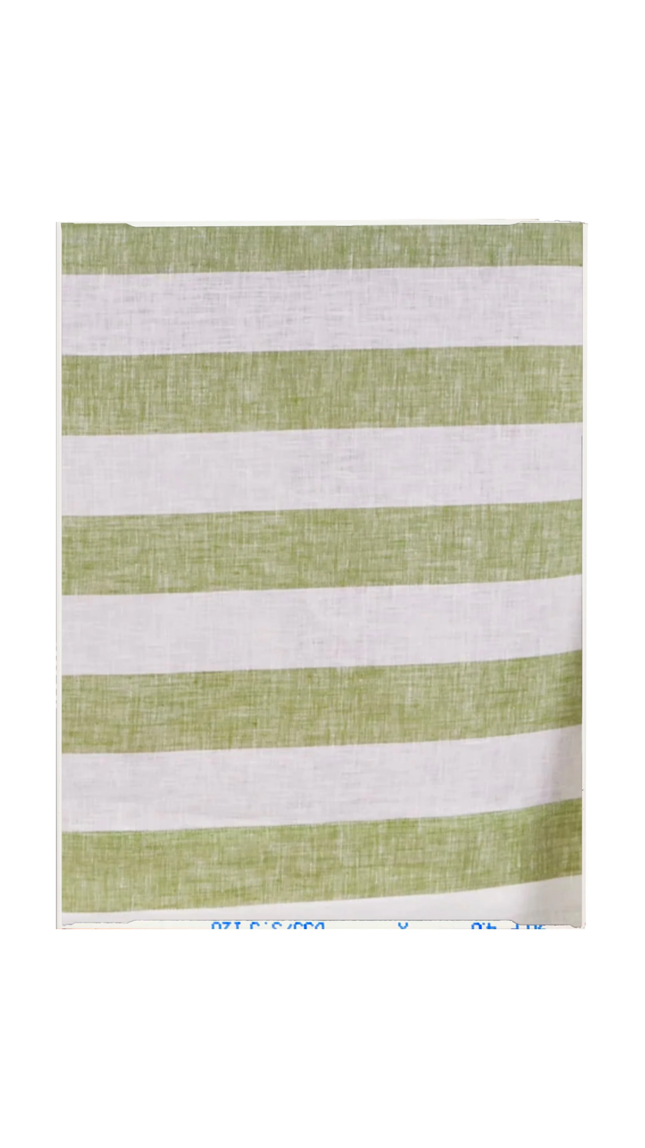 Green Cabana Stripe Tablecloth
