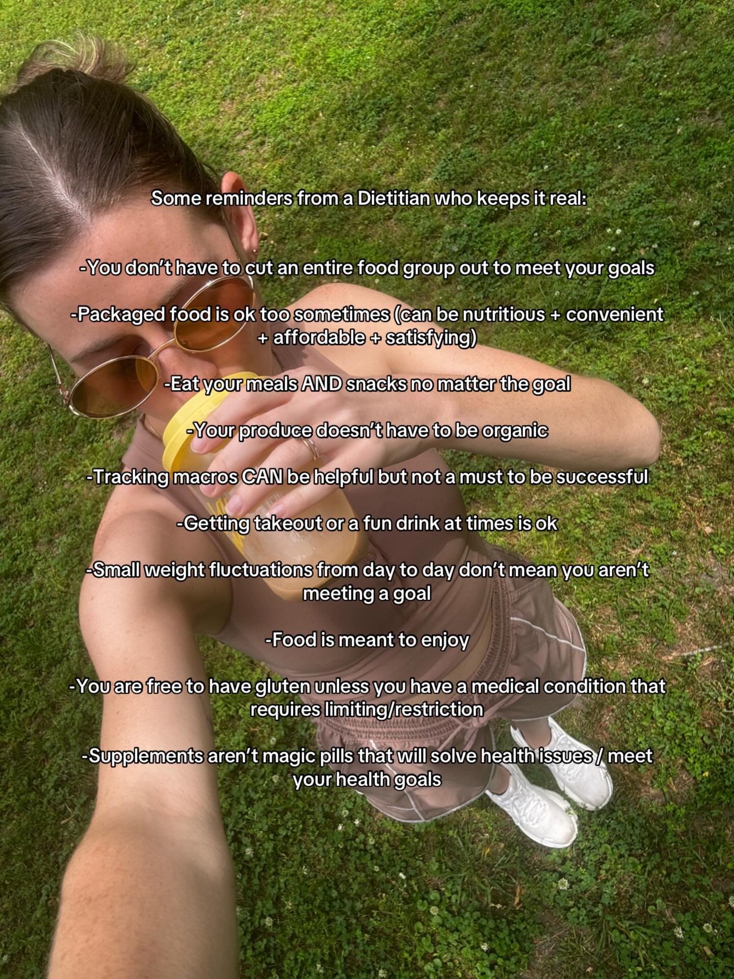 Always going to keep it real. 

It took me the longest to realize some of these myself always leading to the same result &mdash; feeling defeated because the &ldquo;all in&rdquo; approach wasn&rsquo;t sustainable.

Going into college, my perception o