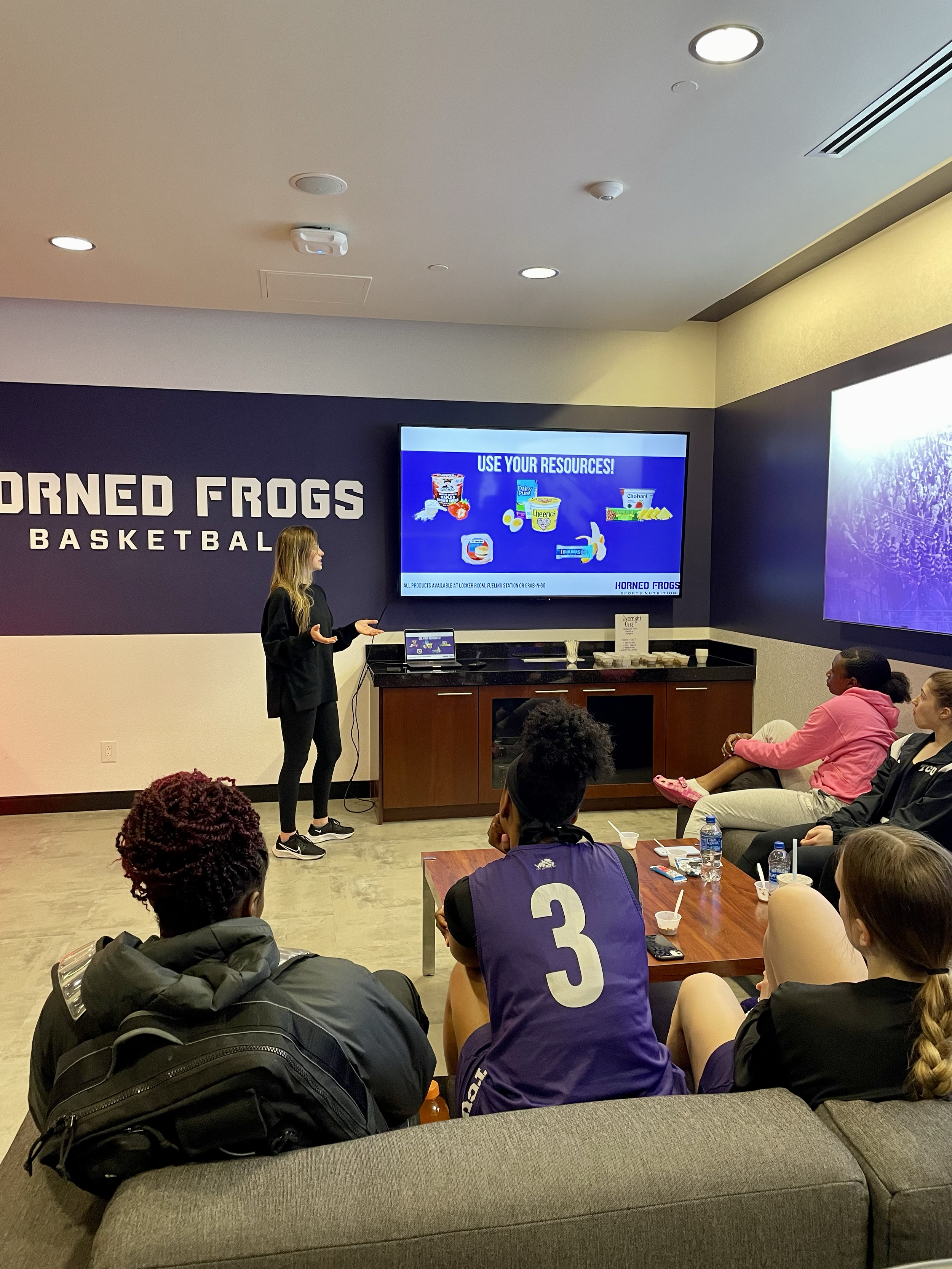 Custom sports nutrition education materials created for athletes, teams, and coaches